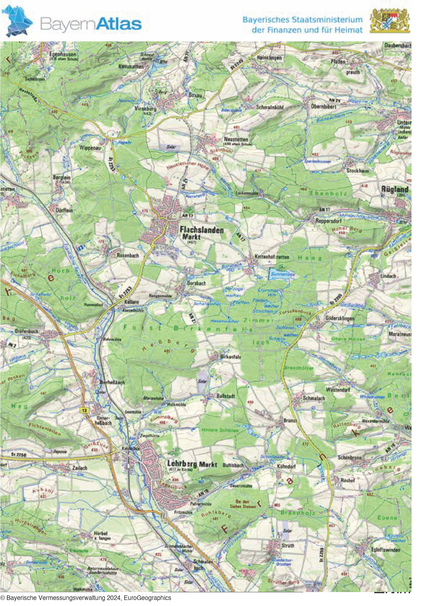 land- und forstwirtschaftlich genutztes Grundstück in Borsbach, 91604 Kettenhöstetten - Bild 2