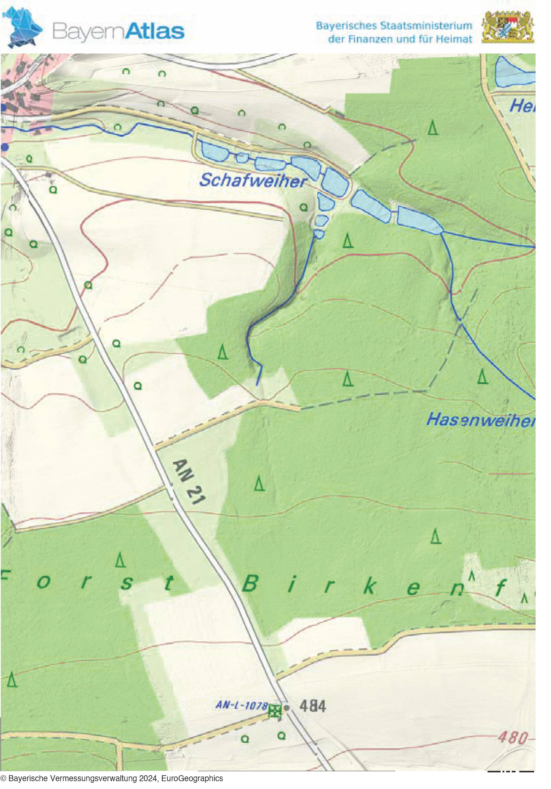 land- und forstwirtschaftlich genutztes Grundstück in Borsbach, 91604 Kettenhöstetten - Bild 4