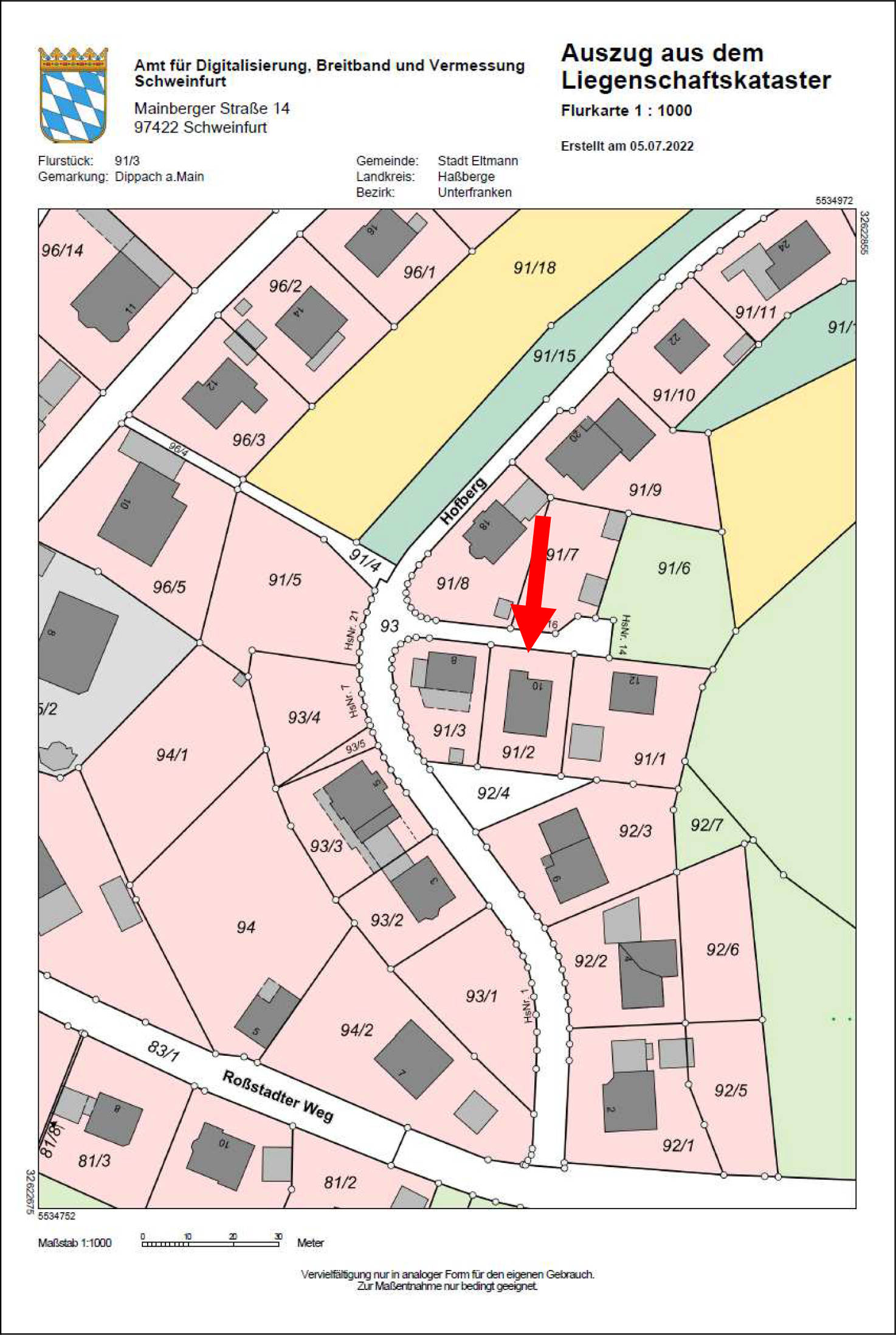bayern 0002 K 0017/2024 Hofberg 10, 97483 Eltmann, Dippach a. Main 6