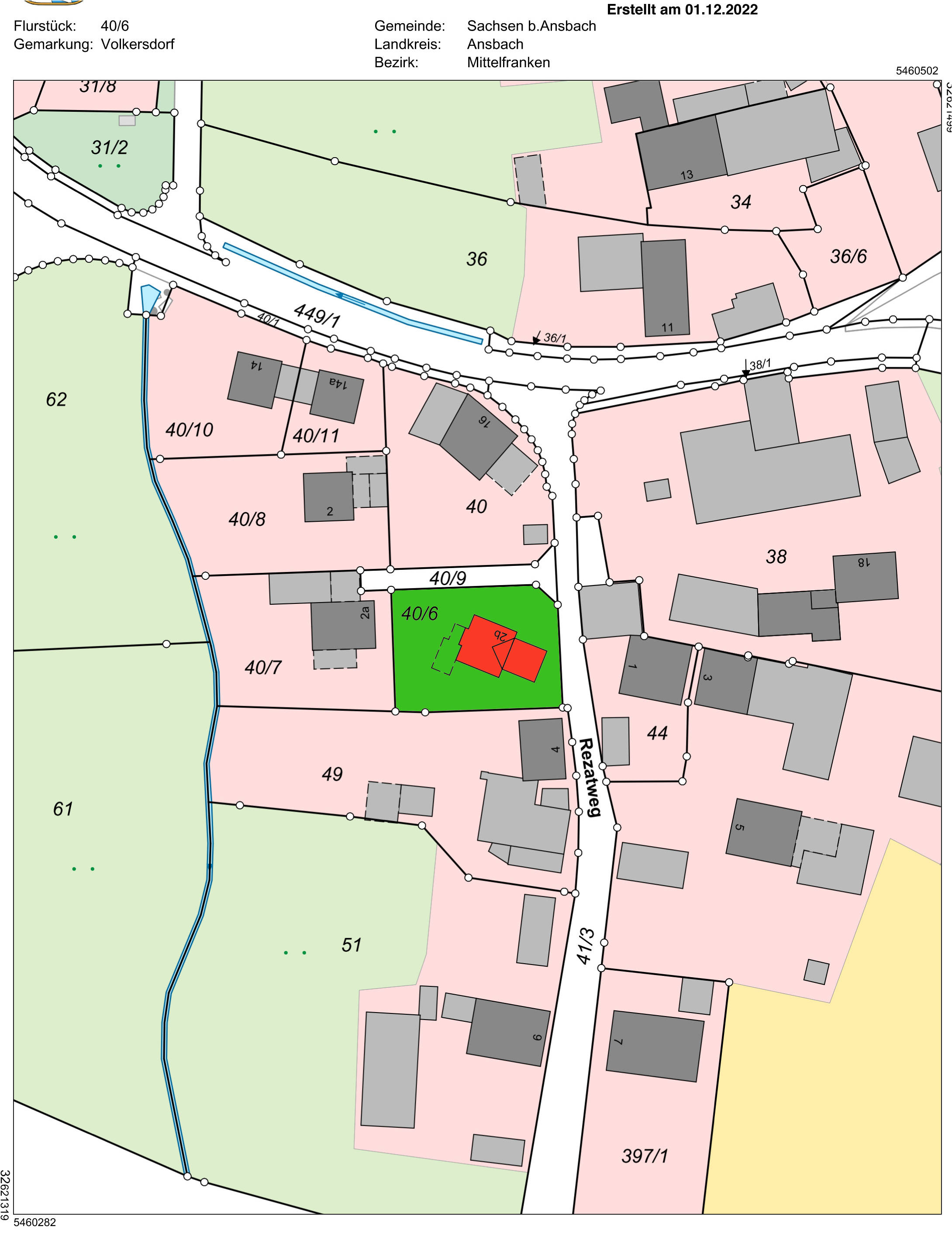bayern 0002K0025-2022 Rezatweg 2 b, 91623 Sachsen, Volkersdorf