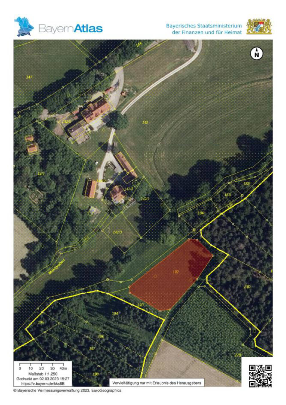 land- und forstwirtschaftlich genutztes Grundstück in In den Halten --, 91626 Schopfloch, Dickersbronn - Bild 3
