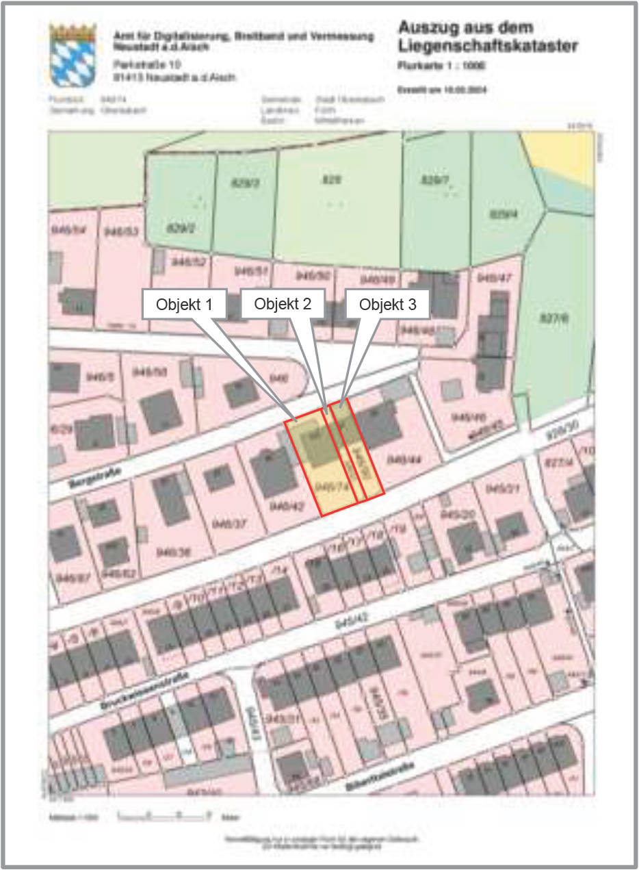 Einfamilienhaus, Garage, Teil von EfH, Teil von EfH mit Doppelgarage in Bergstraße 28 28 A, 90522 Oberasbach - Bild 4
