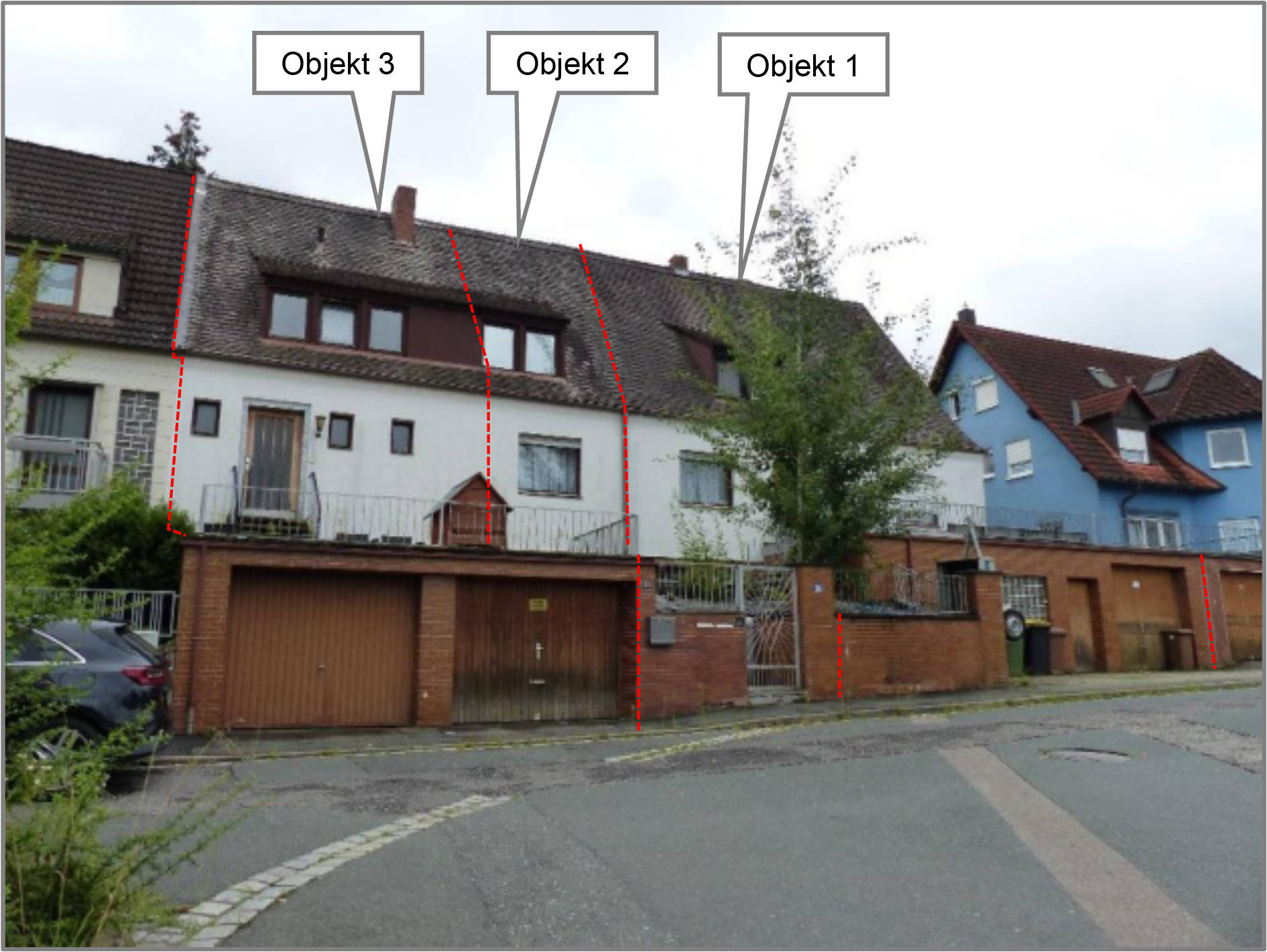 Einfamilienhaus, Garage, Teil von EfH, Teil von EfH mit Doppelgarage in Bergstraße 28 28 A, 90522 Oberasbach