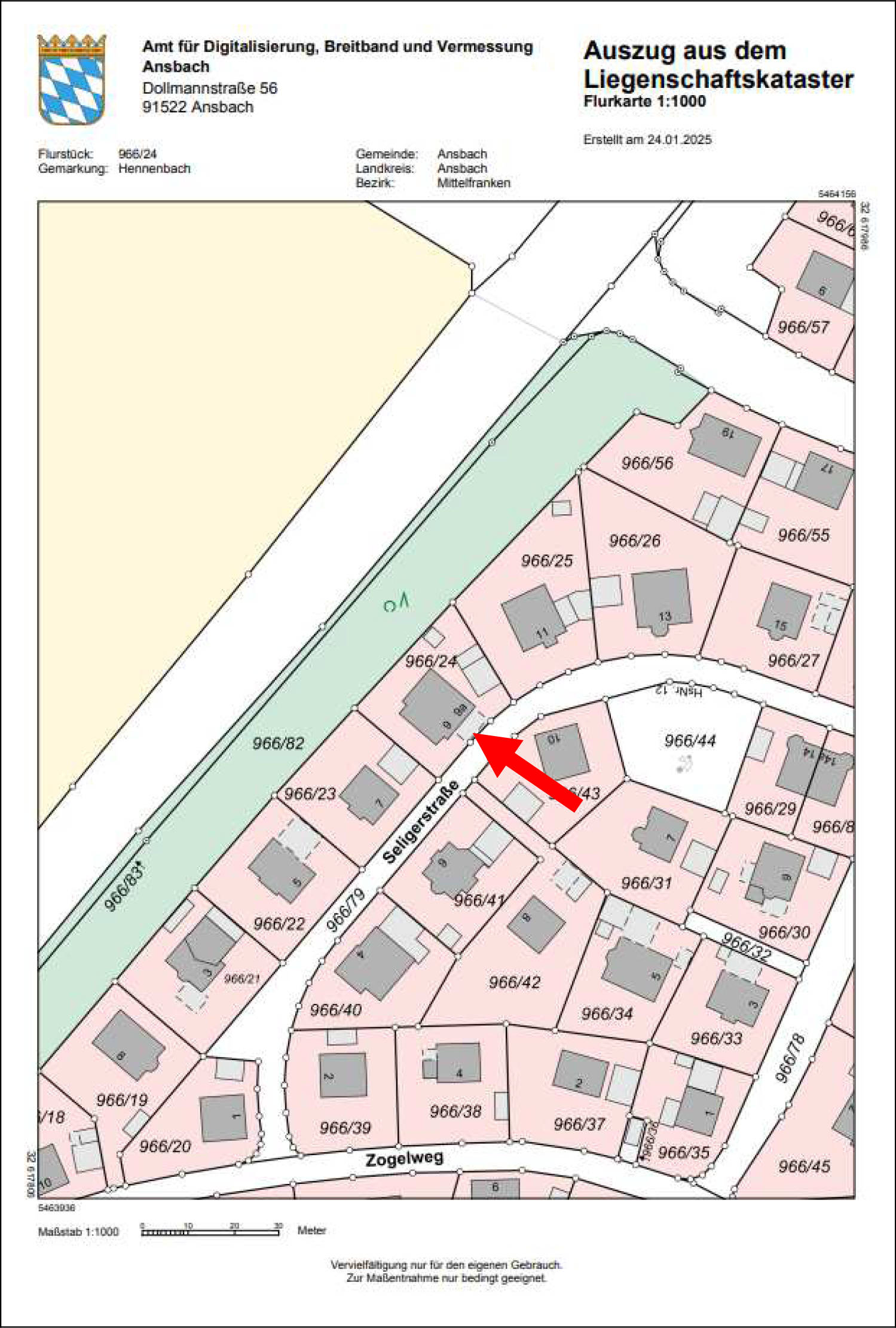 Eigentumswohnung (ab 5 Zimmer) in Seligerstraße 9, 91522 Ansbach, Obereichenbach - Bild 4