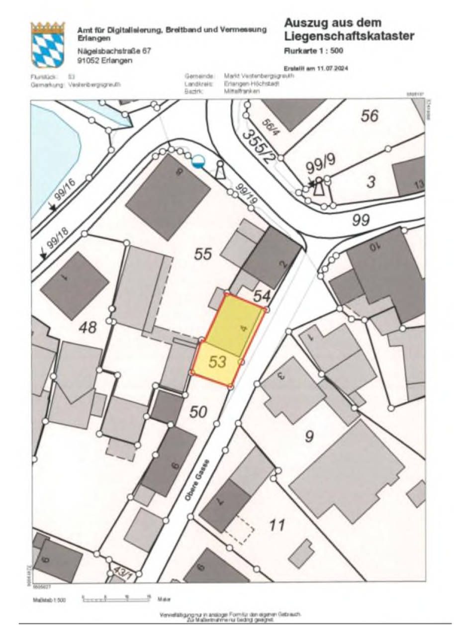 Wohnhaus (Baudenkmal) in Obere Gasse 4, 91487 Vestenbergsgreuth - Bild 5