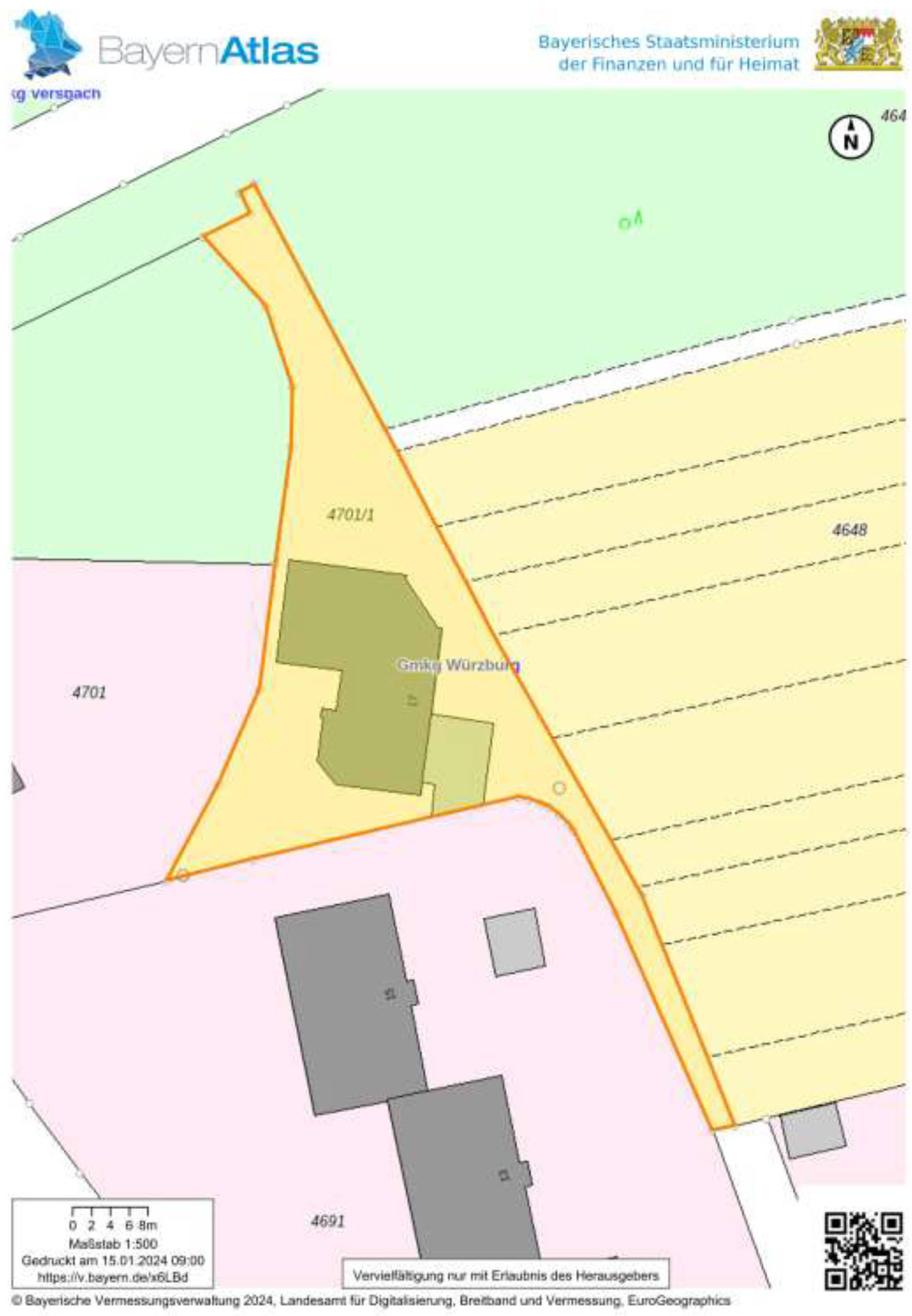 bayern 0002K0055-2023 Pfalzstraße 17, 97078 Würzburg