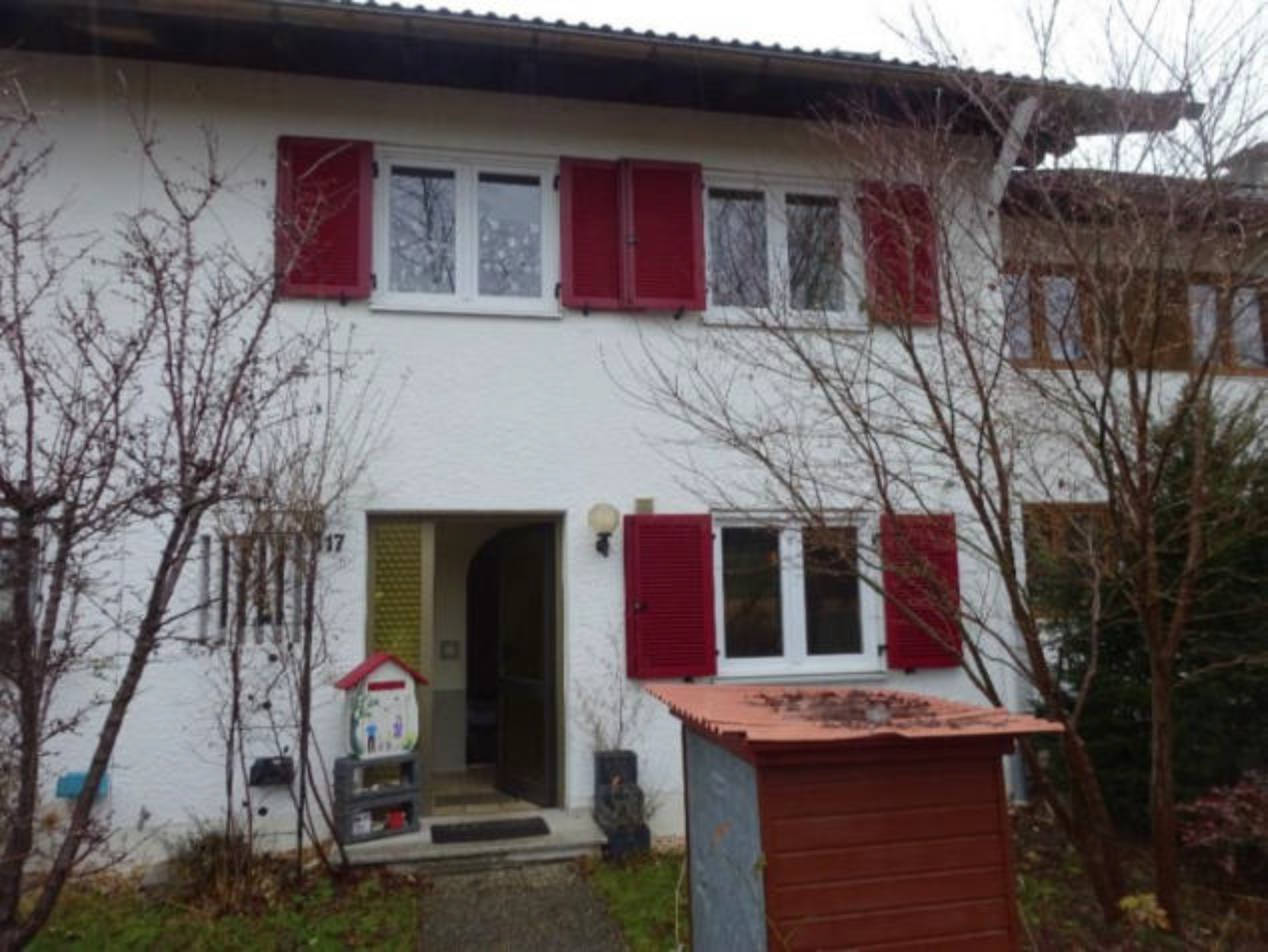 Reihenhaus, unbebautes Grundstück, Garage in Fasanenweg  17, 82362 Weilheim