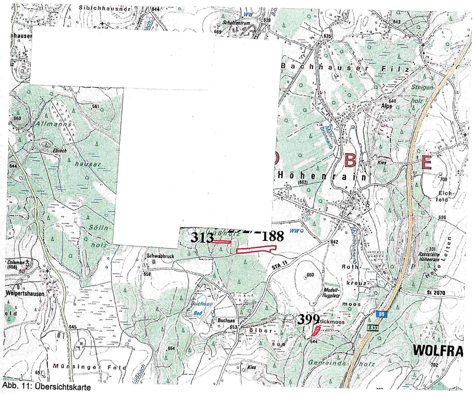 Mühlbrunnerfeld, Lüßholz und Straßfeld, 82335 Berg, Höhenrain