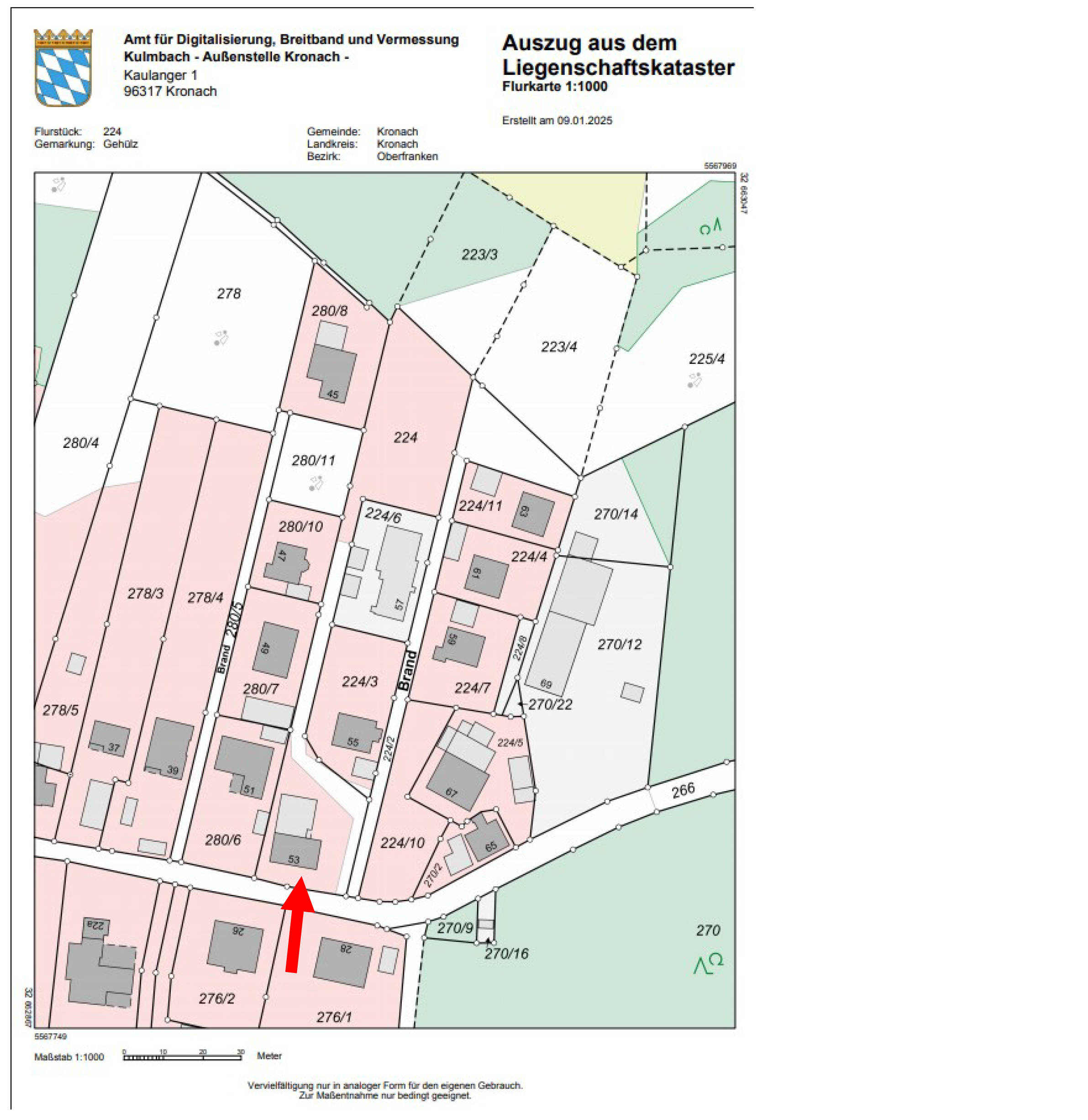 Einfamilienhaus in Brand 53, 96317 Kronach, Gehülz - Bild 4