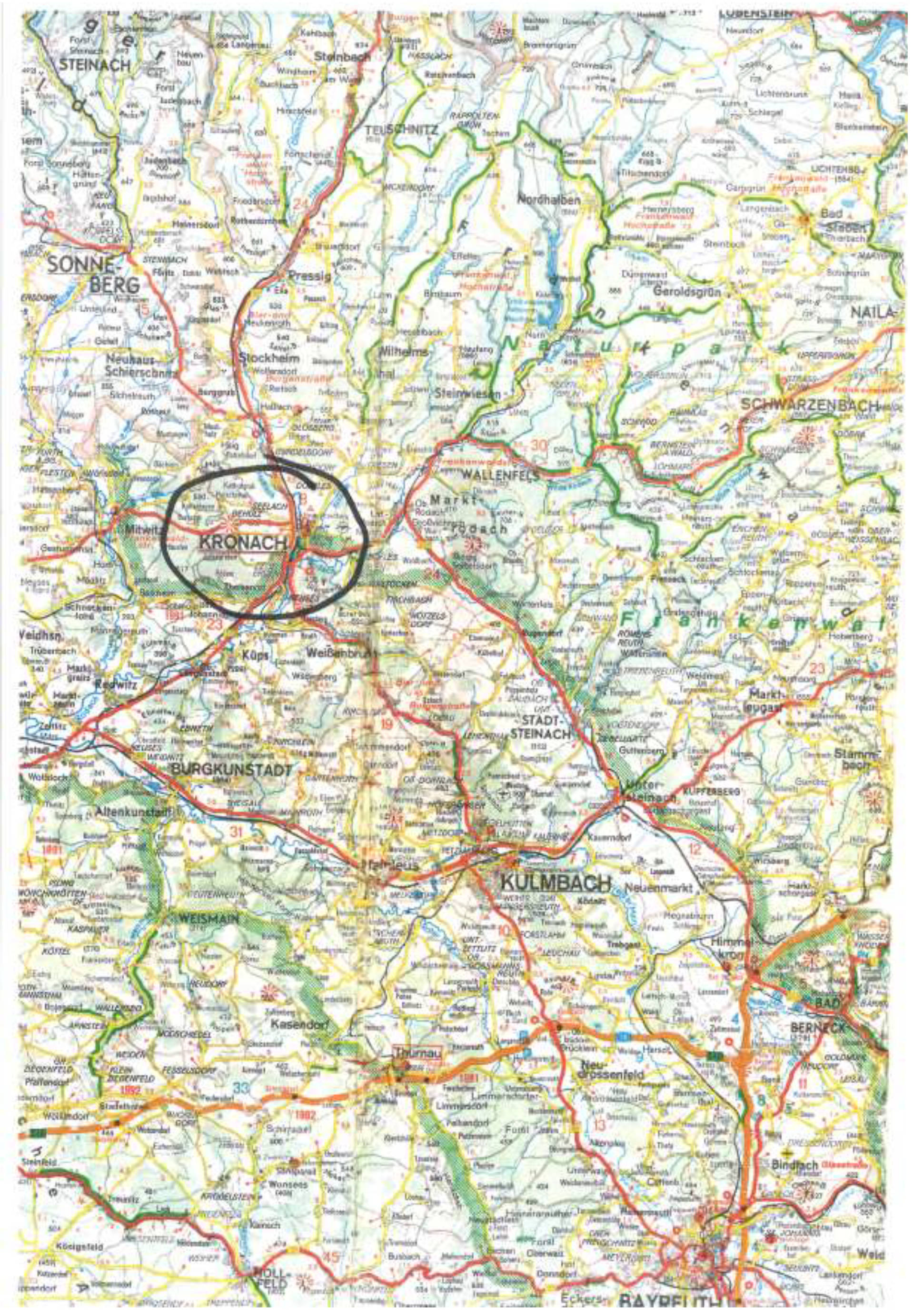 land- und forstwirtschaftlich genutztes Grundstück in Brunnschrott, 96317 Kronach, Gehülz - Bild 3