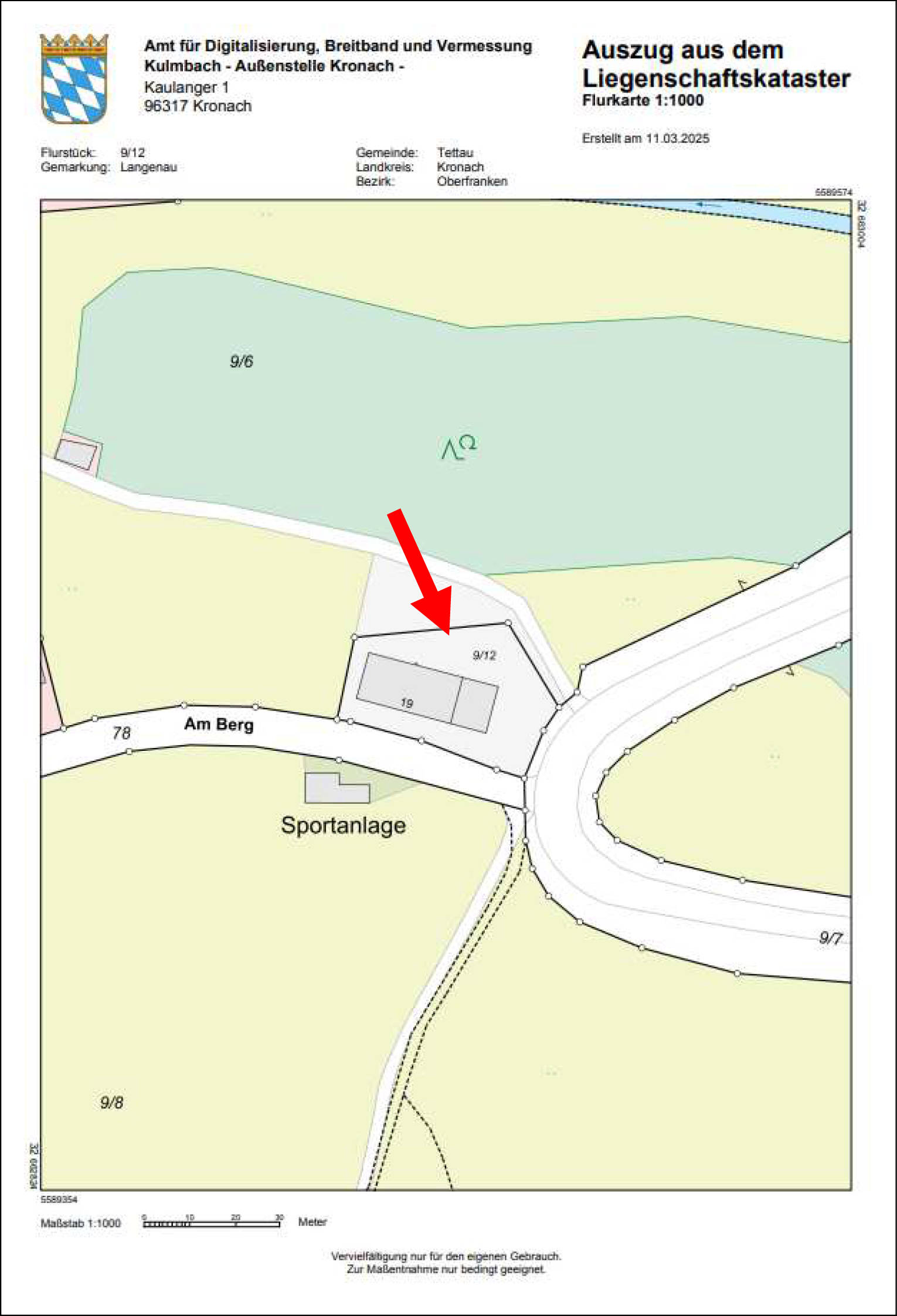bayern 0003 K 0002/2025 Am Berg 19, 96355 Tettau, Langenau 6