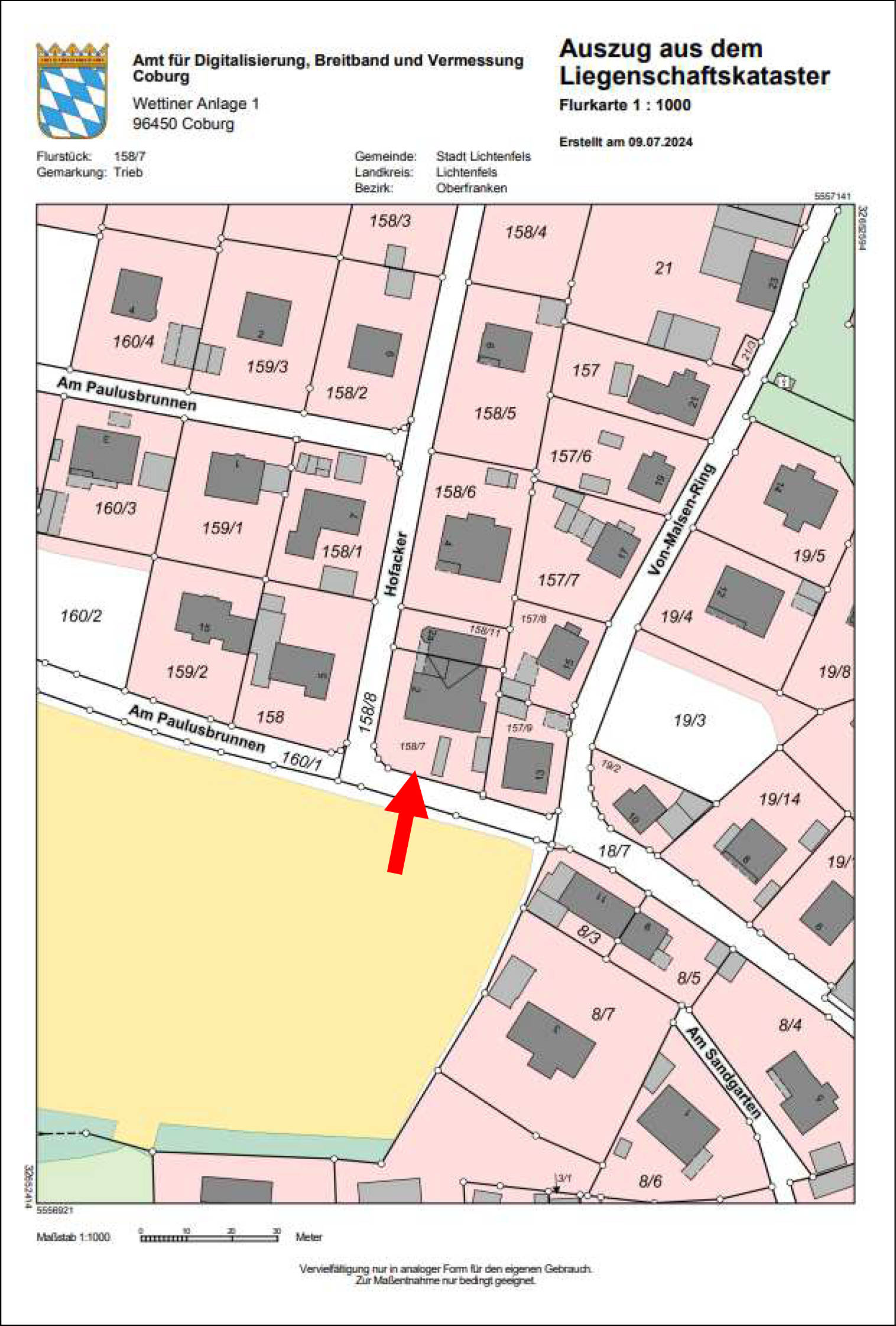 bayern 0003K0019-2024 Hofacker 2, 96215 Lichtenfels, Trieb