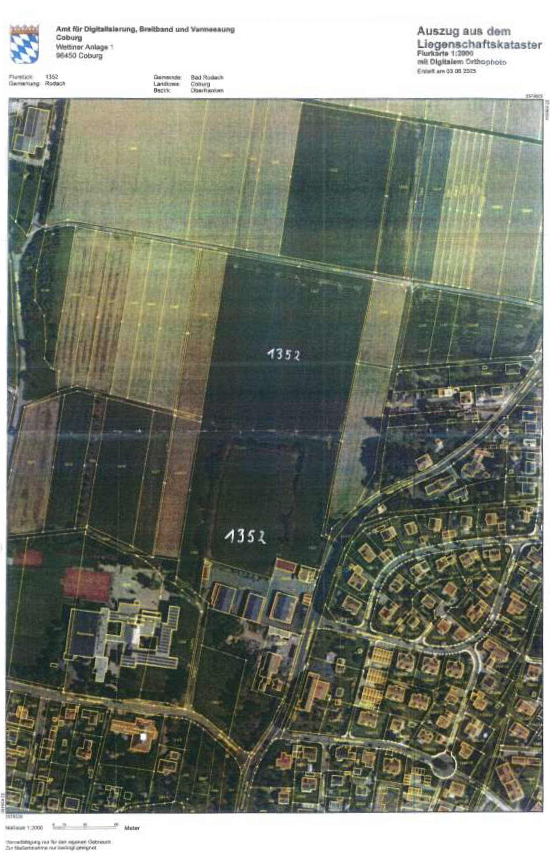 land- und forstwirtschaftlich genutztes Grundstück, siehe Beschreibung in Nähe Heldritter Straße, 96476 Bad Rodach