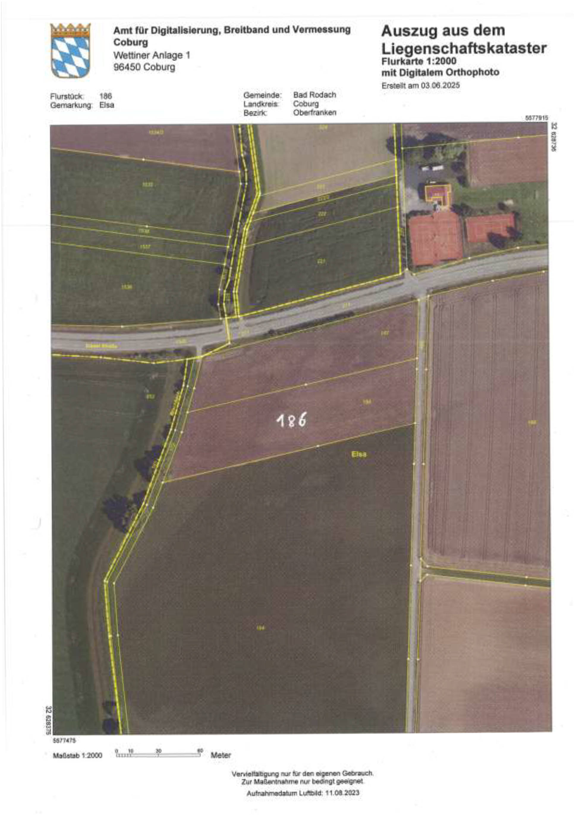 land- und forstwirtschaftlich genutztes Grundstück, siehe Beschreibung in Nähe Heldritter Straße, 96476 Bad Rodach - Bild 3