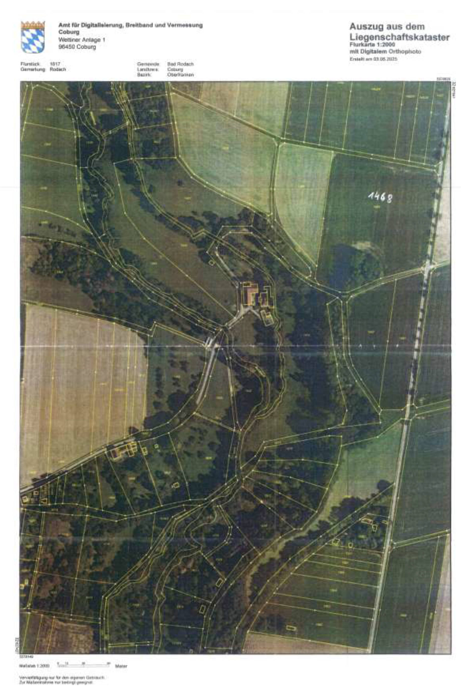 land- und forstwirtschaftlich genutztes Grundstück, siehe Beschreibung in Büchenried, 96476 Bad Rodach - Bild 2