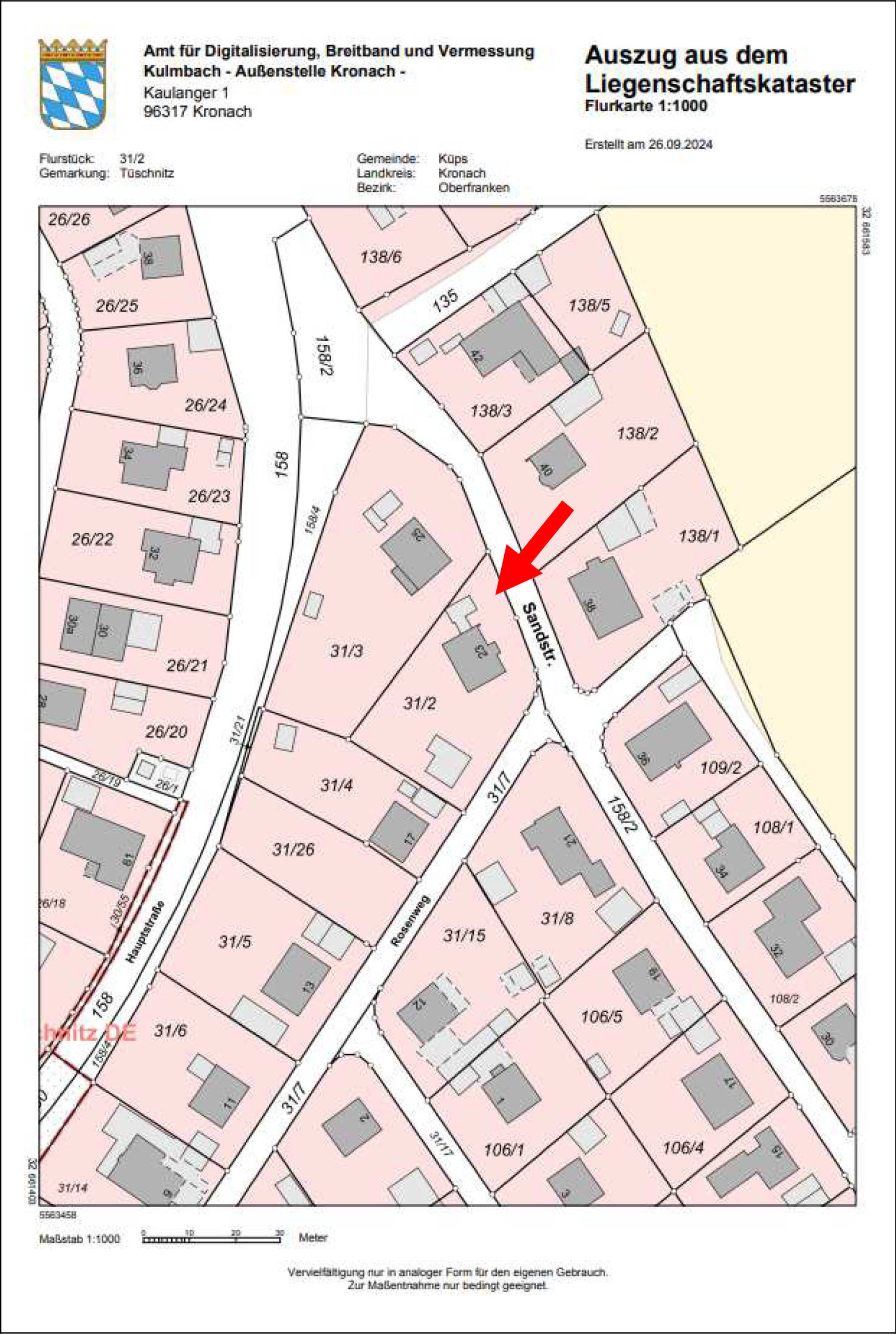siehe Beschreibung in Sandstraße  23, 96328 Küps, Tüschnitz - Bild 2