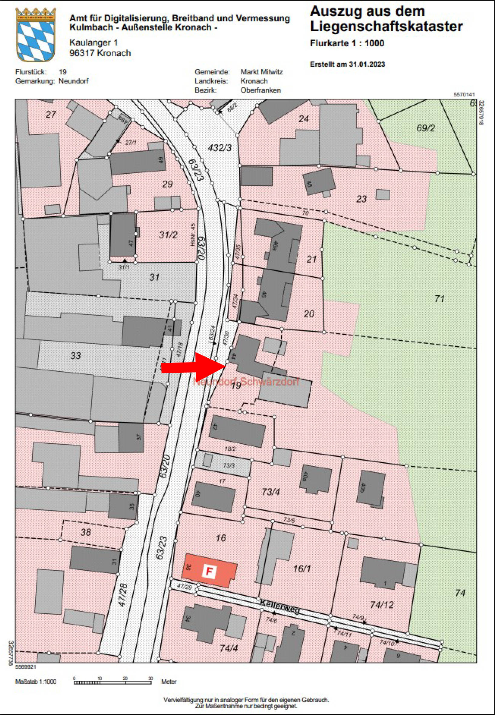 bayern 0003 K 0036/2022 Neundorf 41 u. 44, 96268 Mitwitz, Neundorf 22