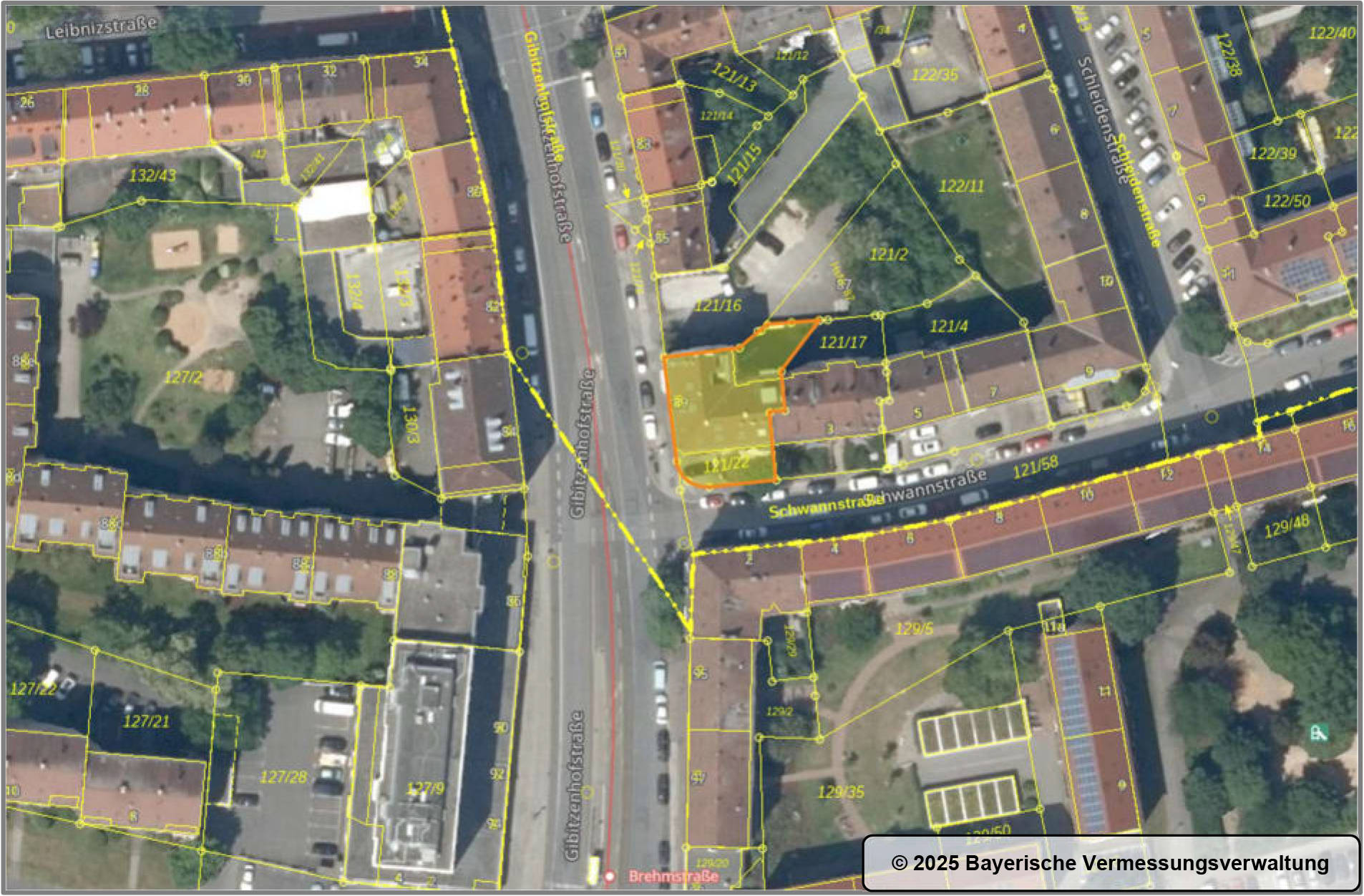 bayern 0003 K 0041/2025 Gibitzenhofstraße 89, 90443 Nürnberg, Gibitzenhof 6