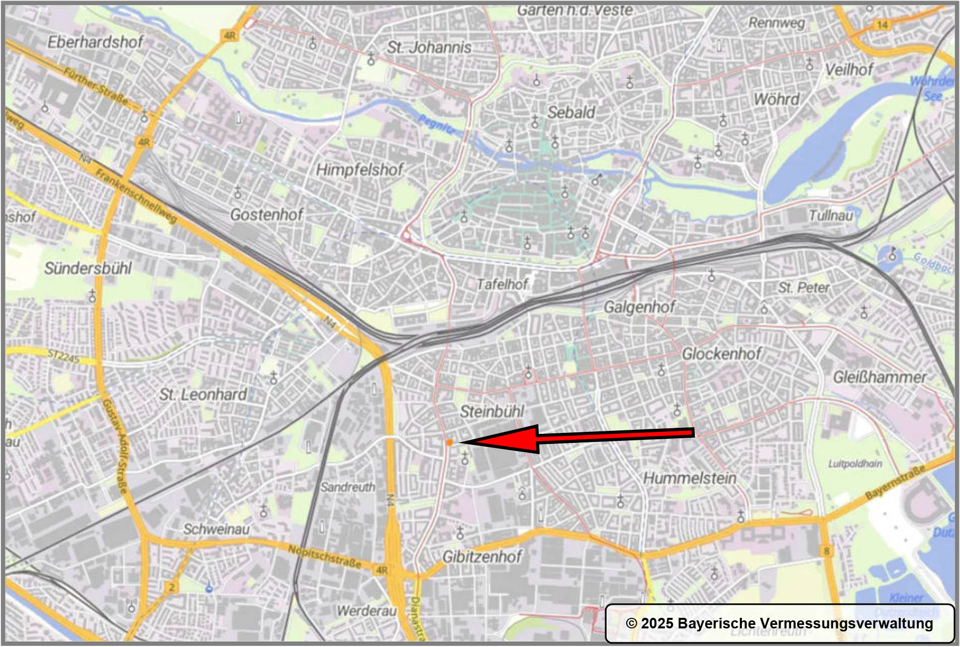 bayern 0003 K 0041/2025 Gibitzenhofstraße 89, 90443 Nürnberg, Gibitzenhof 9