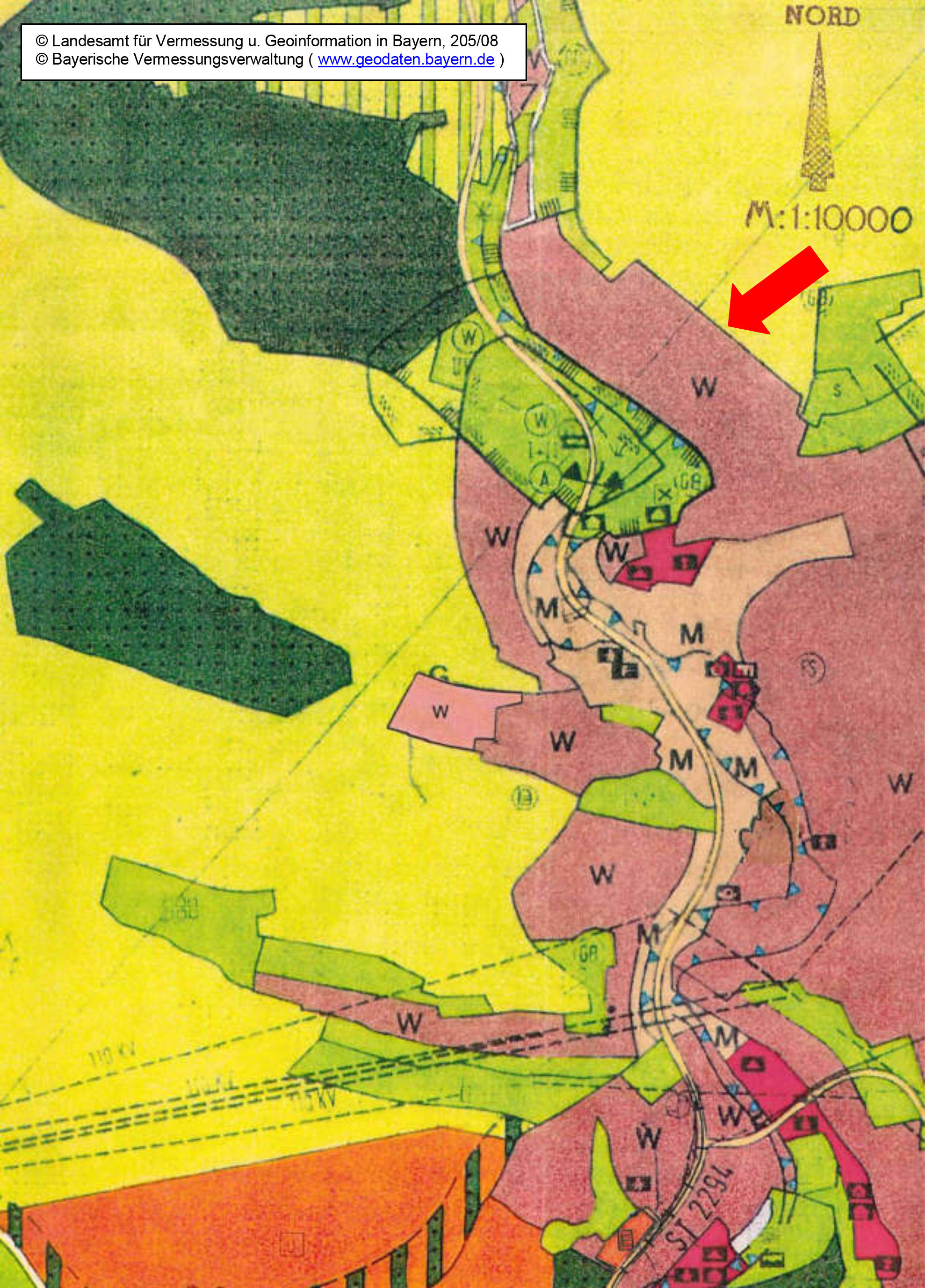 land- und forstwirtschaftlich genutztes Grundstück in Nähe Vierwindenweg, 97078 Würzburg, Versbach - Bild 3