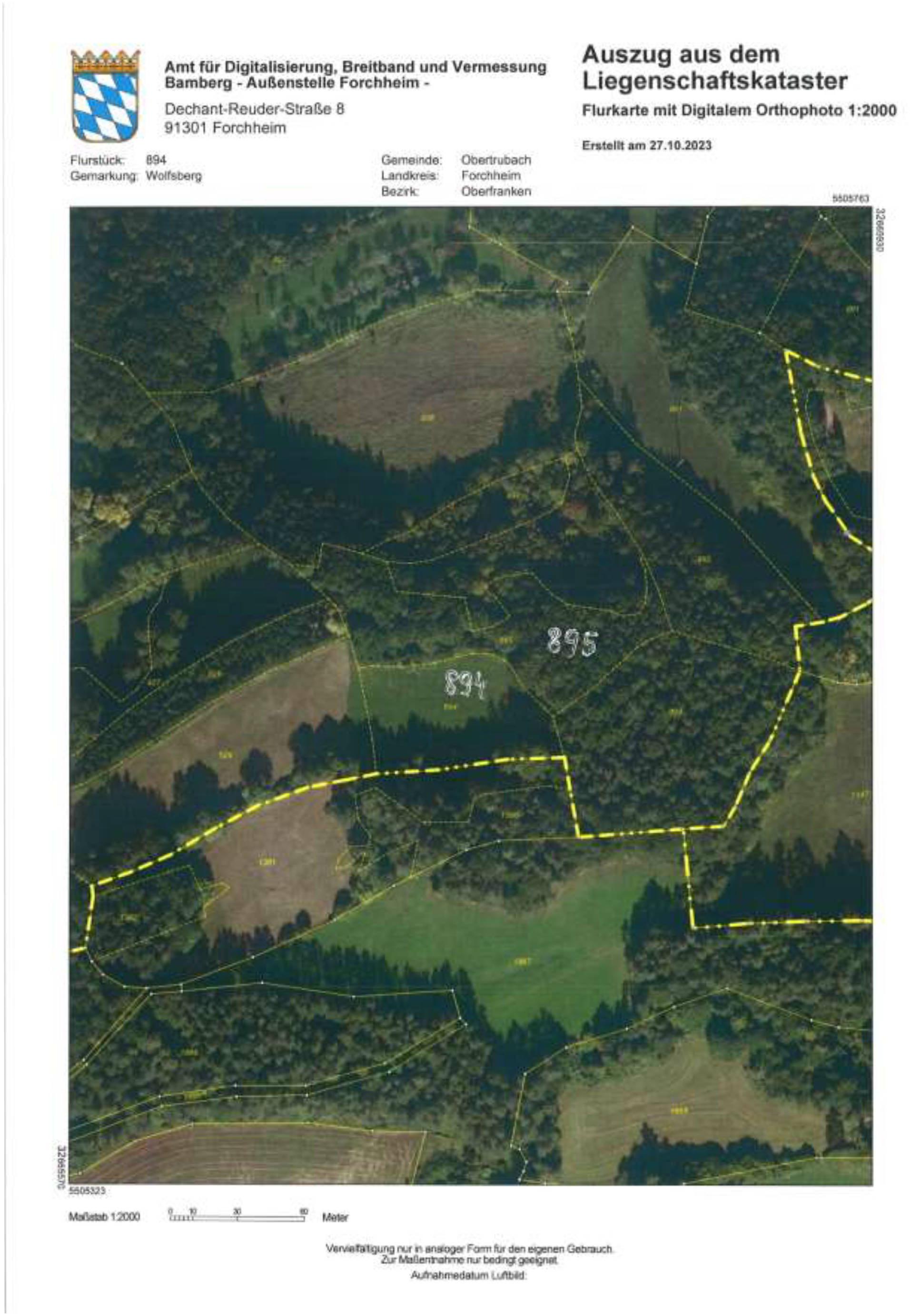 land- und forstwirtschaftliche Flächen in Steig, 00000 Obertrubach, Wolfsberg - Bild 5