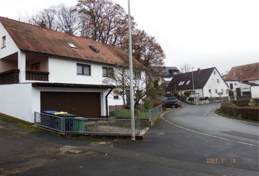 Wohnhaus, Garagen- u. Lagergebäude, Werkstattgebäude, Landwirtschaftsfläche 0003 K 0058-2023 Weiherstraße  7, 91369 Wiesenthau