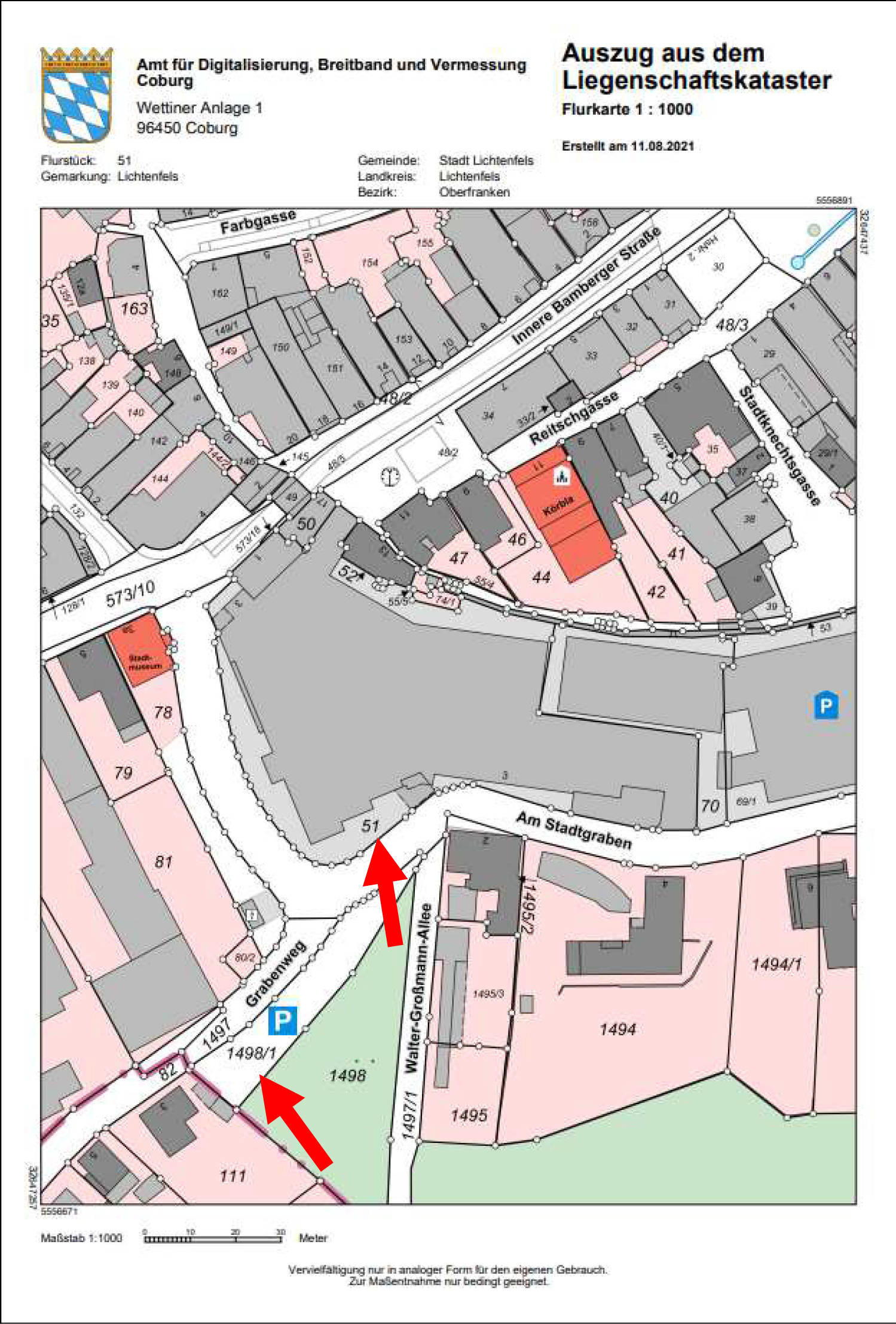 Gewerbeeinheit (z.B. Laden, Büro), siehe Beschreibung in Bamberger Straße und Am Stadtgraben , 96215 Lichtenfels - Bild 2