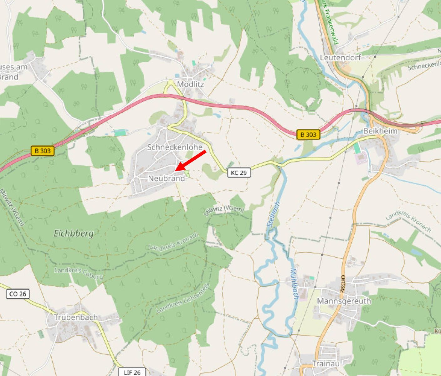 bayern 0003K0068-2023 Neubrand 13, 96277 Mitwitz-Schneckenlohe, Neubrand