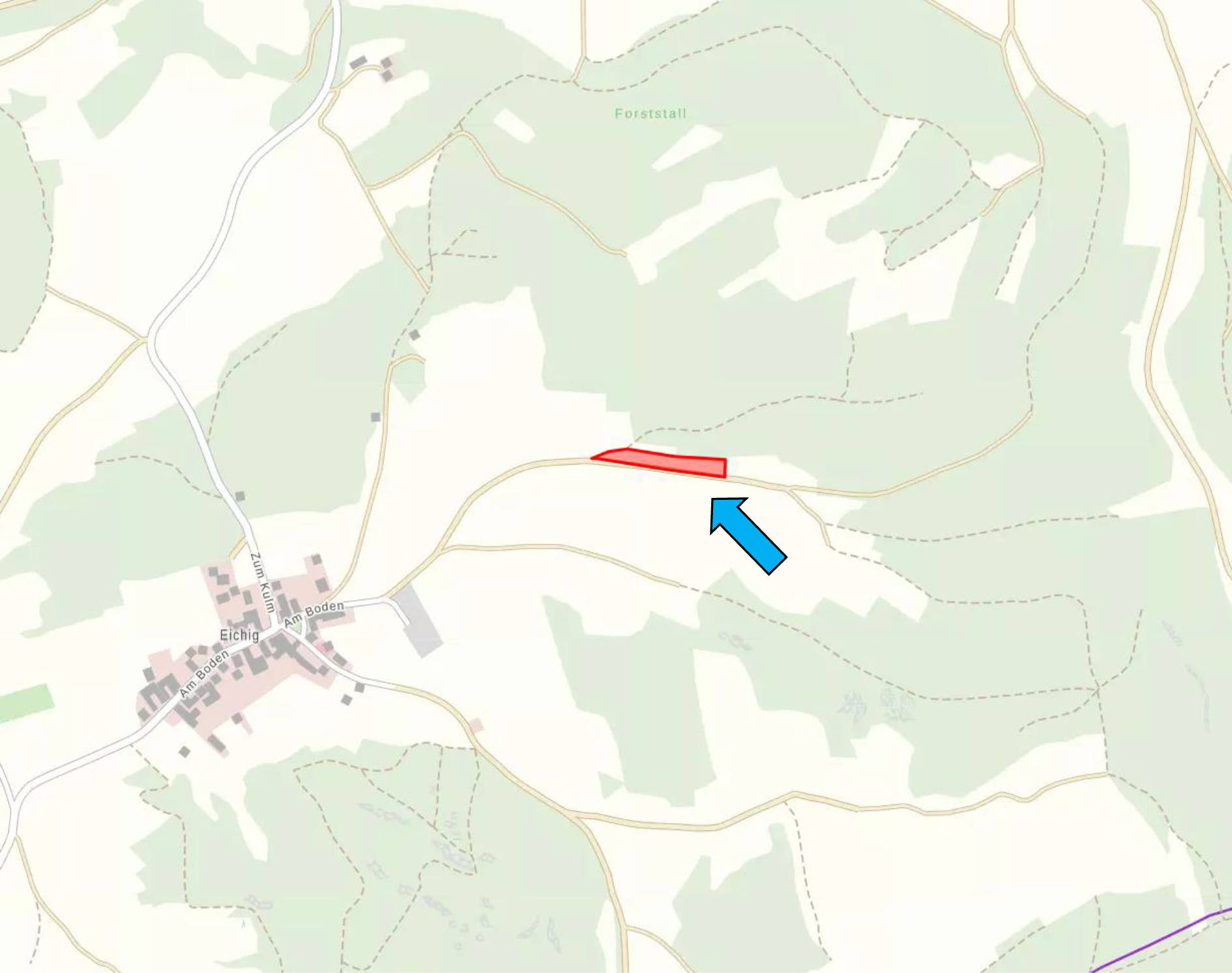 land- und forstwirtschaftlich genutztes Grundstück in Forststall, 96215 Lichtenfels, Köttel - Bild 5