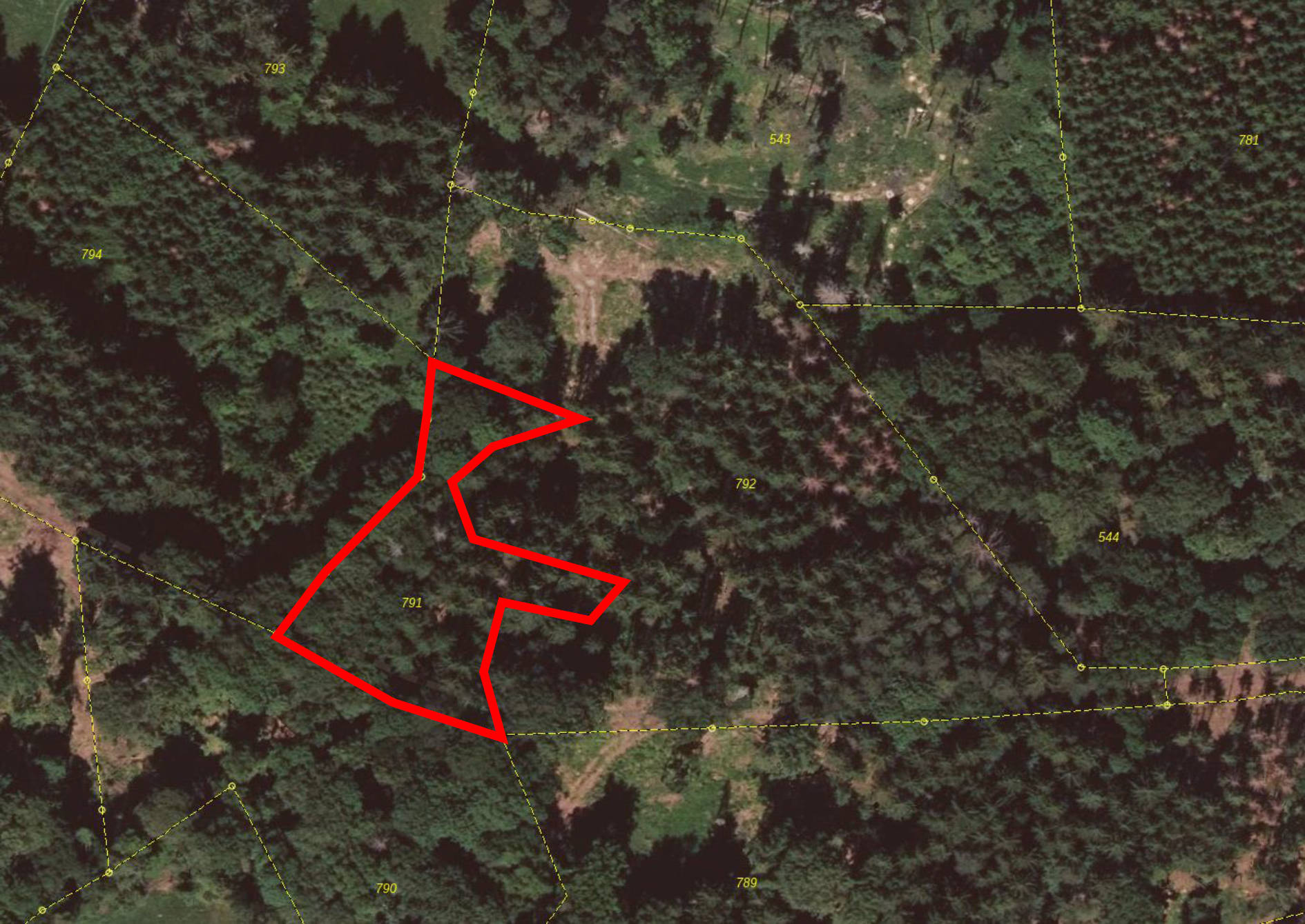 land- und forstwirtschaftlich genutztes Grundstück, s. Beschreibung in Weismainer Weg, 96215 Lichtenfels, Köttel - Bild 2