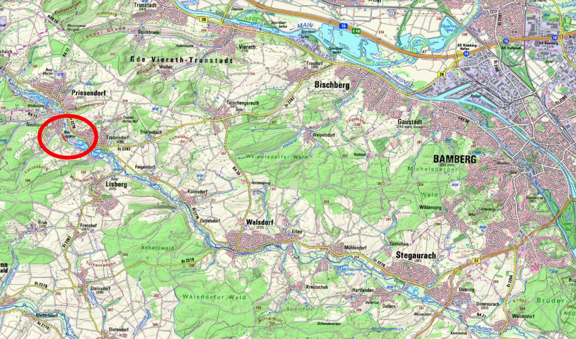bayern 0003K0079-2022 Nähe Mittelgrundstraße + Die Auwiesen, 00000 Neuhausen