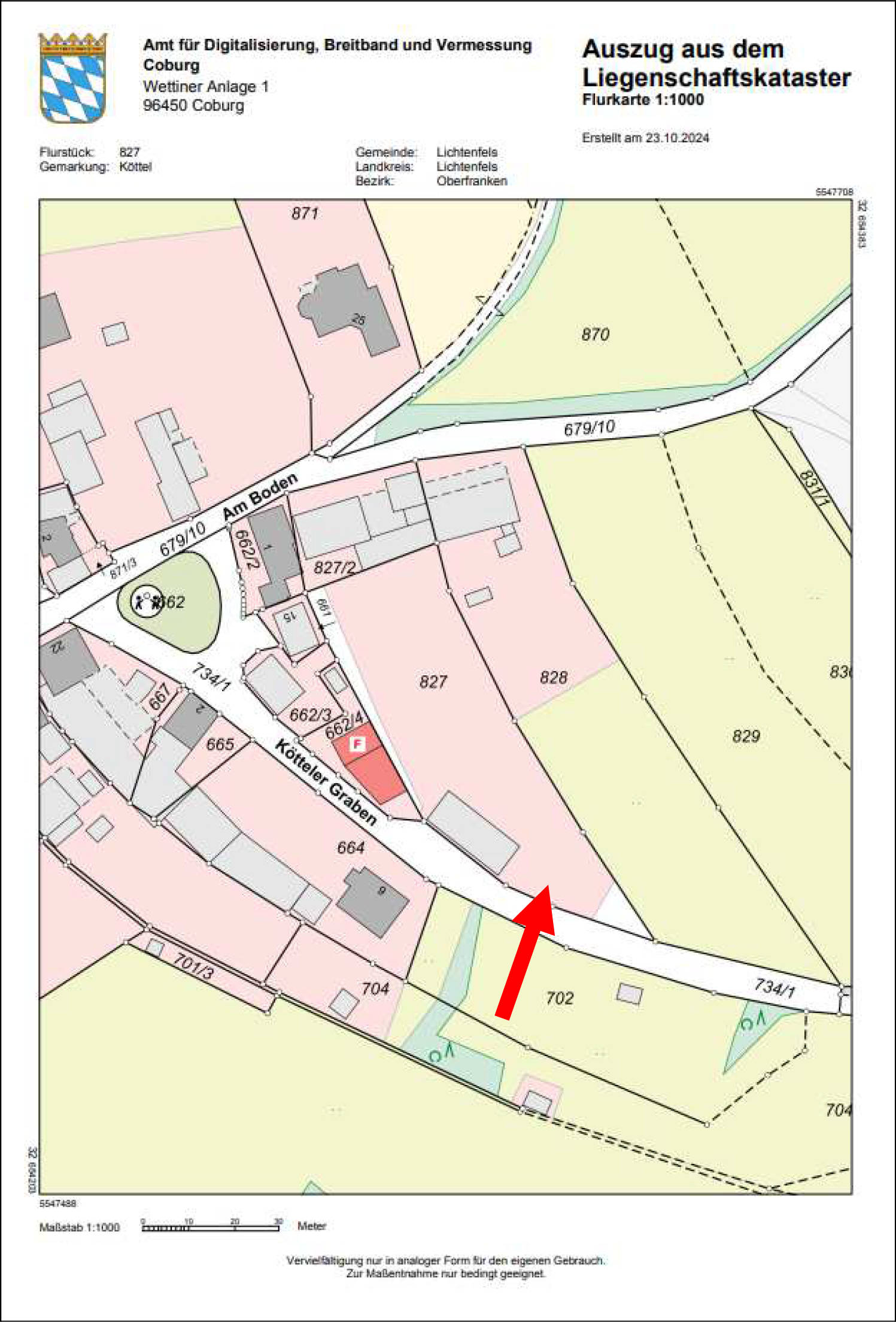 siehe Beschreibung in Nähe Kötteler Graben, 96215 Lichtenfels, Köttel - Bild 4