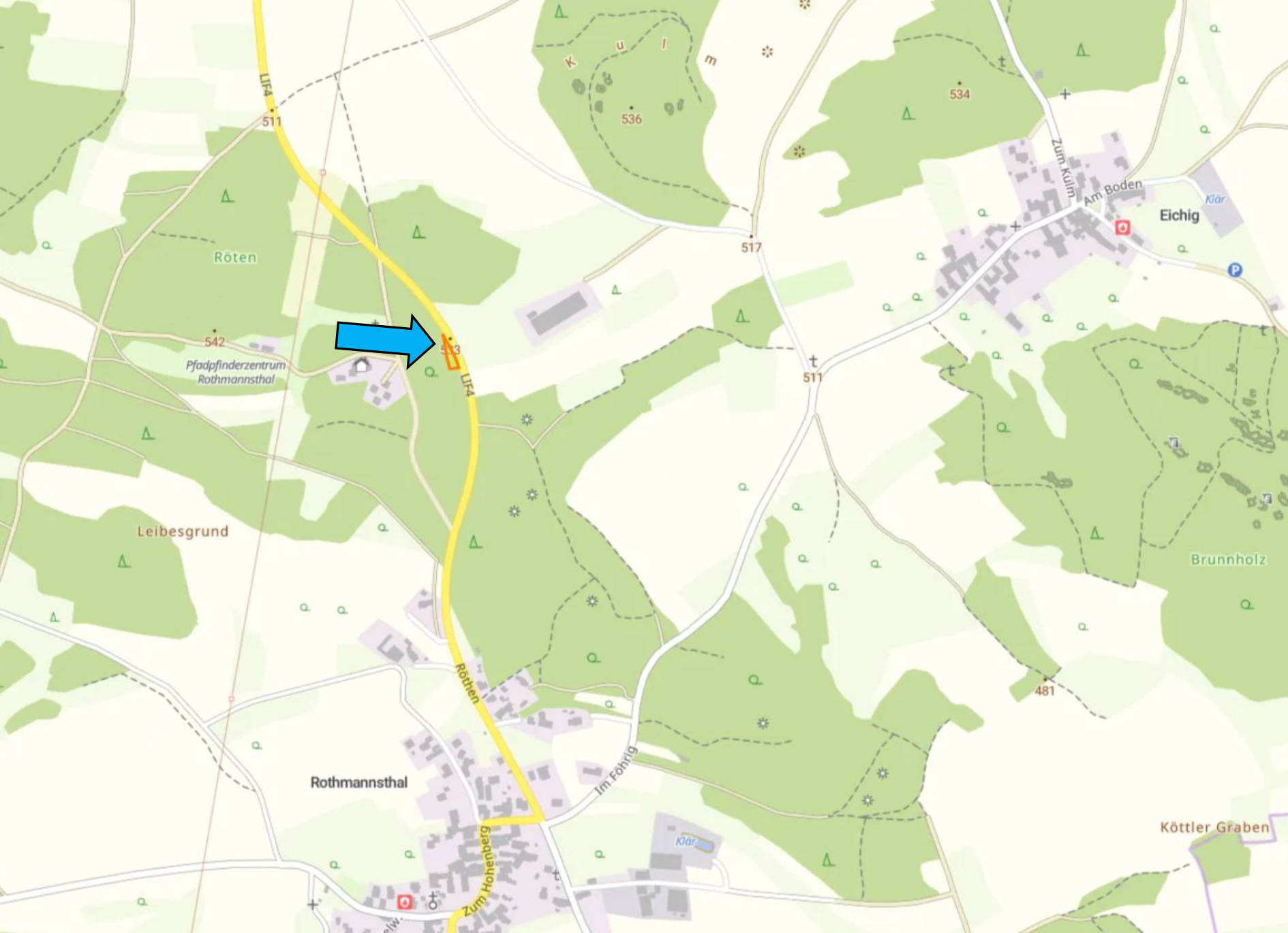 s. Beschreibung in Föhrig, 96215 Lichtenfels, Köttel