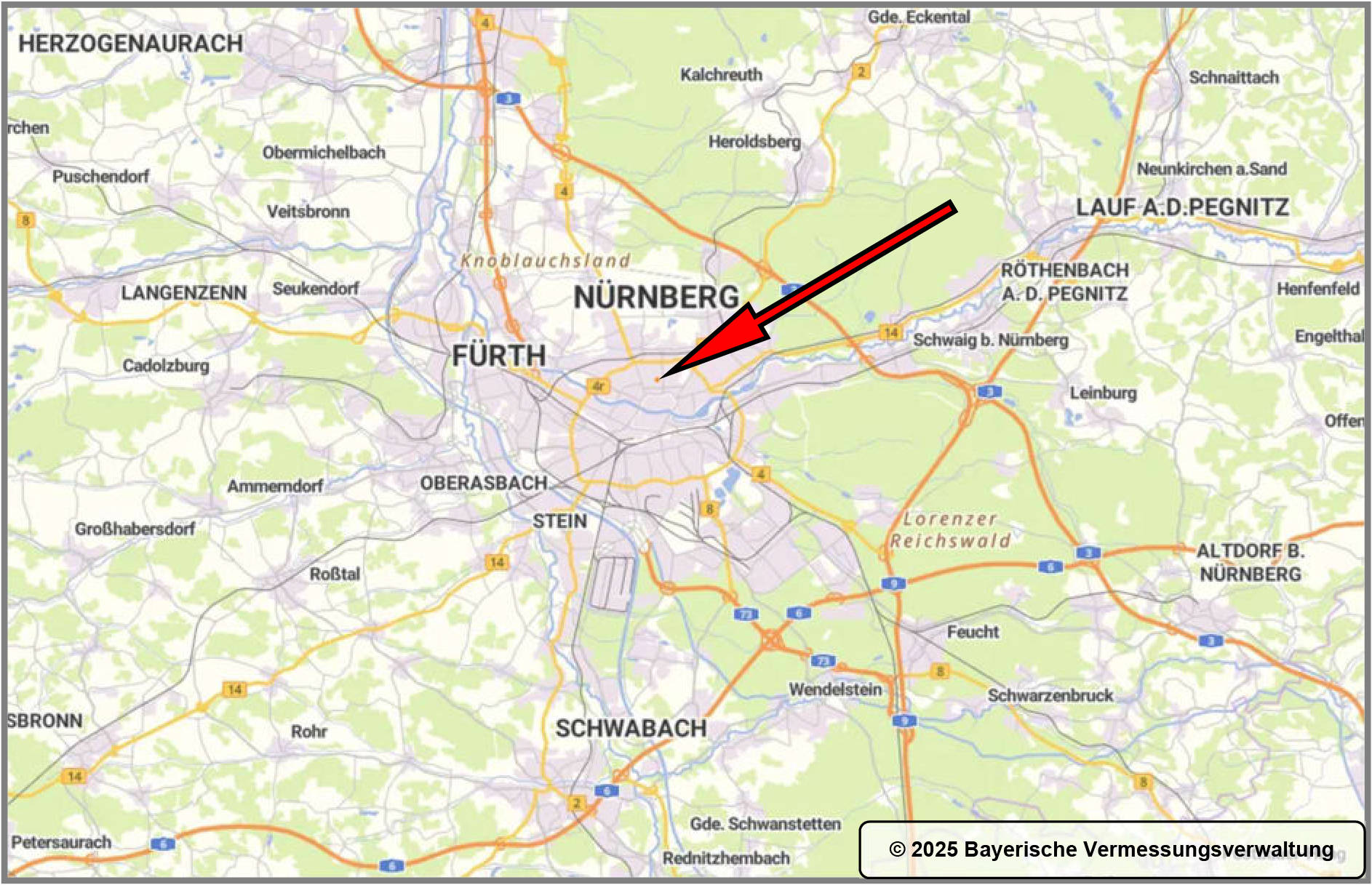 bayern 0003 K 0159/2025 Schweppermannstraße 61, 90408 Nürnberg, Gärten h. d. Veste 15