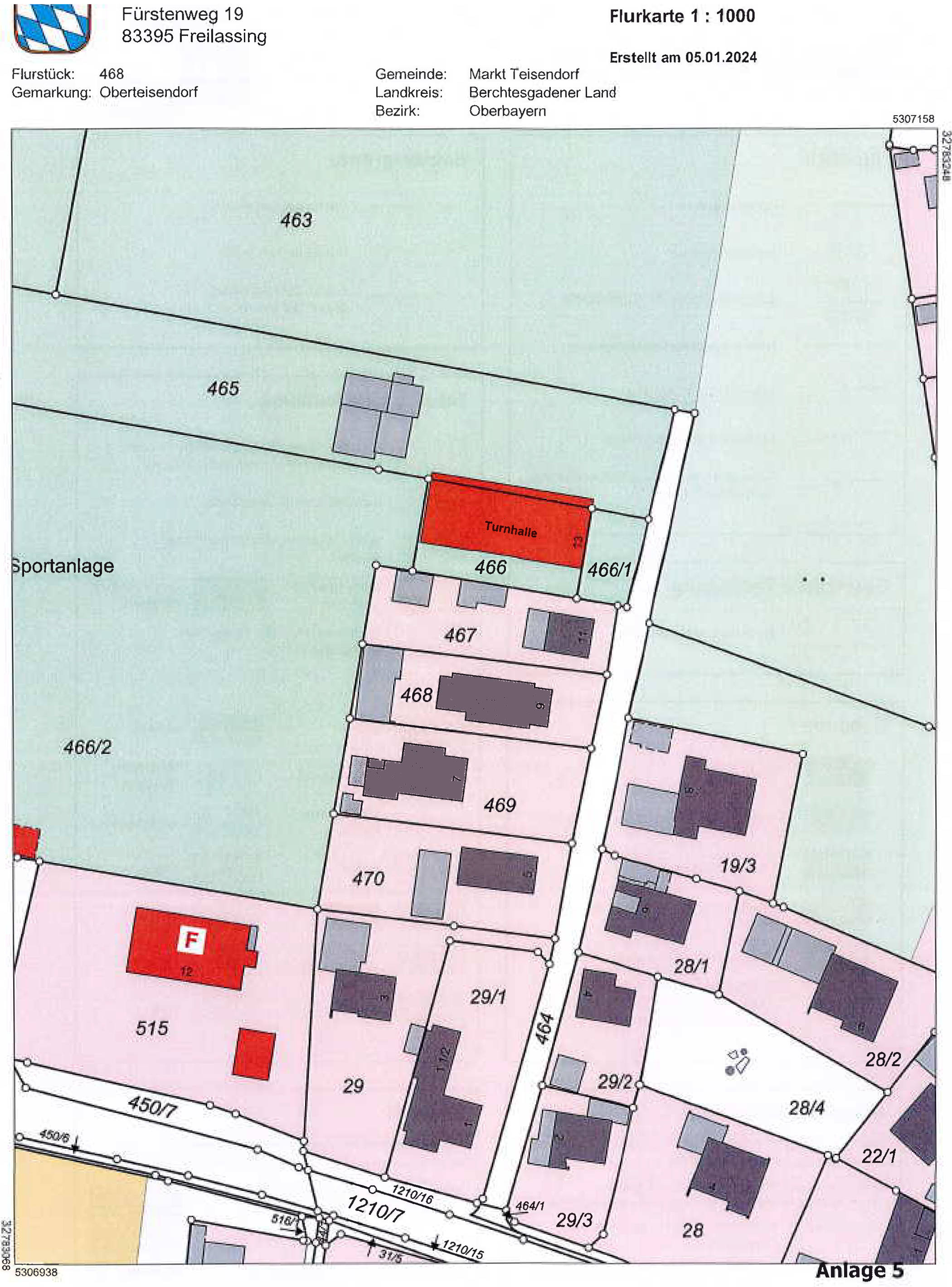 Einfamilienhaus mit Einliegerwohnung und Nebengebäude in Jahnstraße  9, 83317 Oberteisendorf - Bild 3