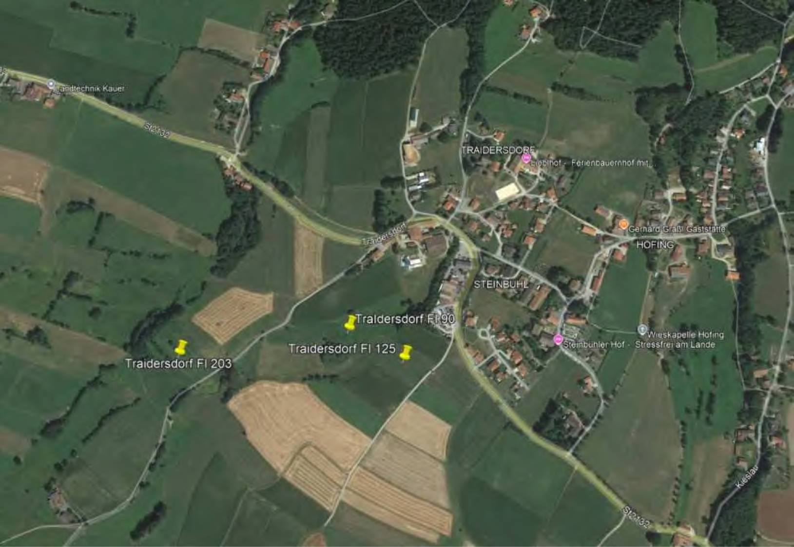 Grünland, Ackerland in Im Point Flst. 90, Weidenfelder Flst. 125, Bügeläcker Flst. 203, 00000 Traidersdorf - Bild 5