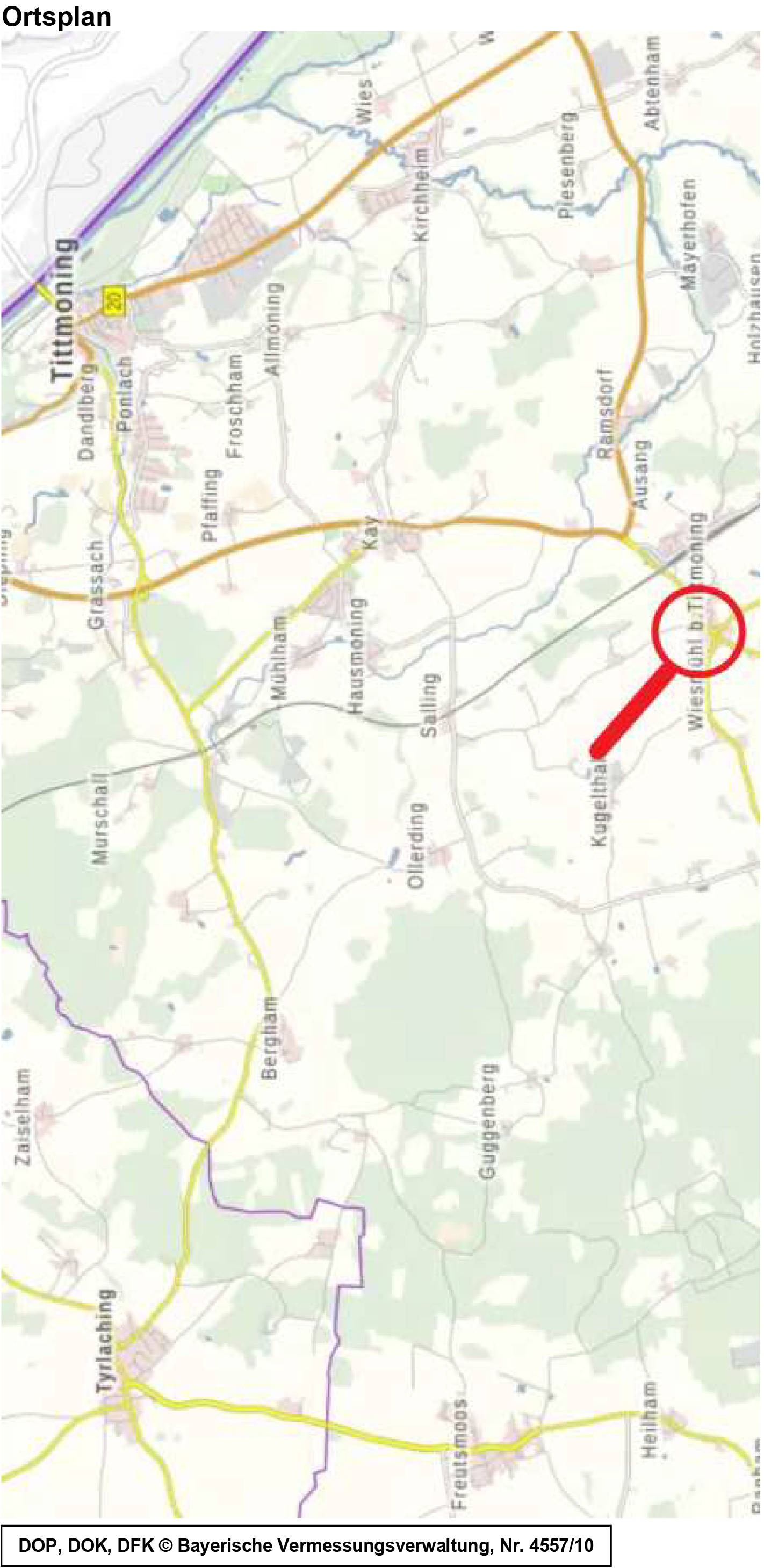 bayern 0004 K 0061/2024 Nähe Wiesmühl  24 und 24 a, 84529 Tittmoning/Wiesmühl 14