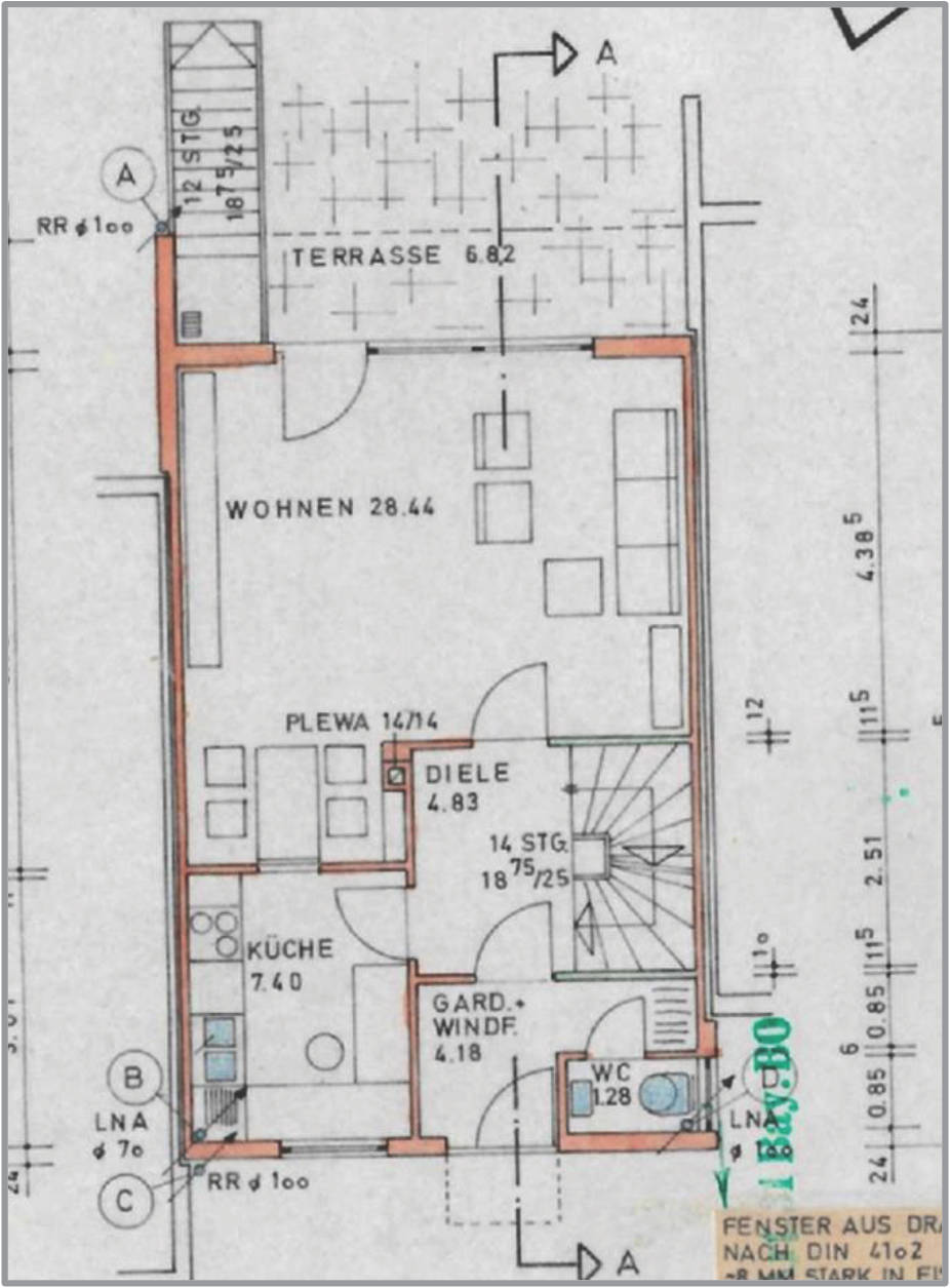 Reihenhaus, Garage in Finkenschlag 4c, 90455 Nürnberg, Worzeldorf - Bild 3