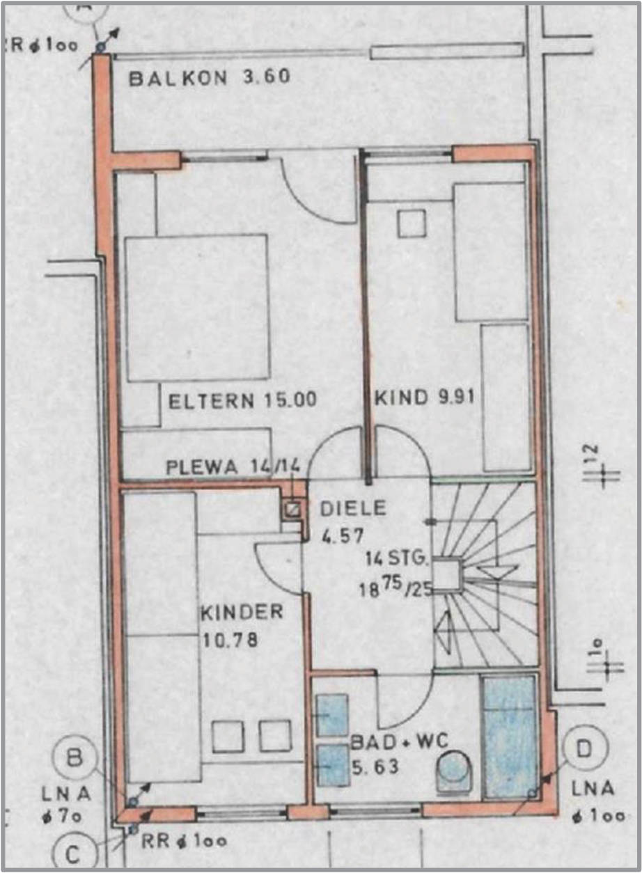 Reihenhaus, Garage in Finkenschlag 4c, 90455 Nürnberg, Worzeldorf - Bild 2