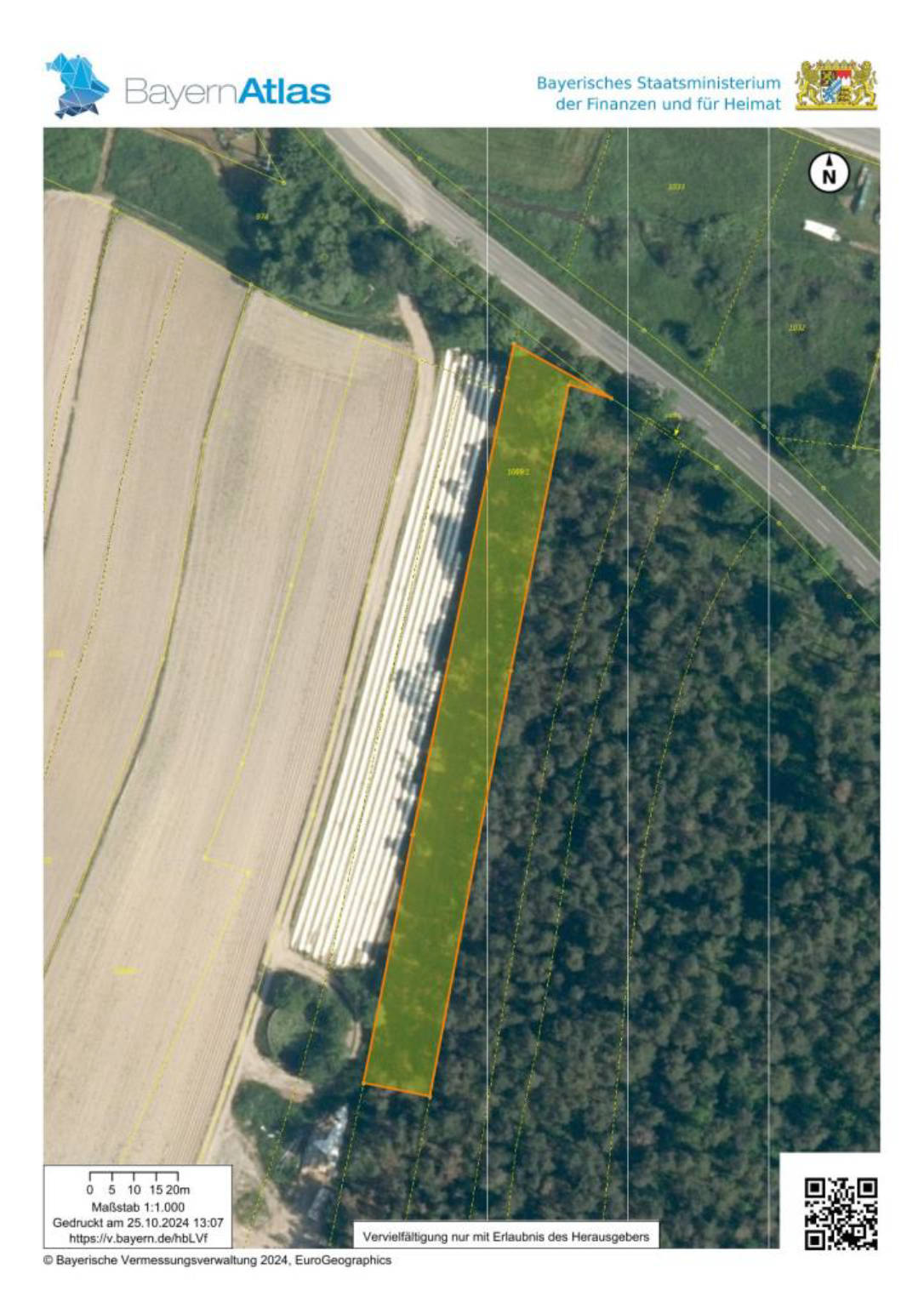 unbebautes Grundstück, land- und forstwirtschaftlich genutztes Grundstück in Langäcker, Stieräcker, 00000 Ottersdorf - Bild 3