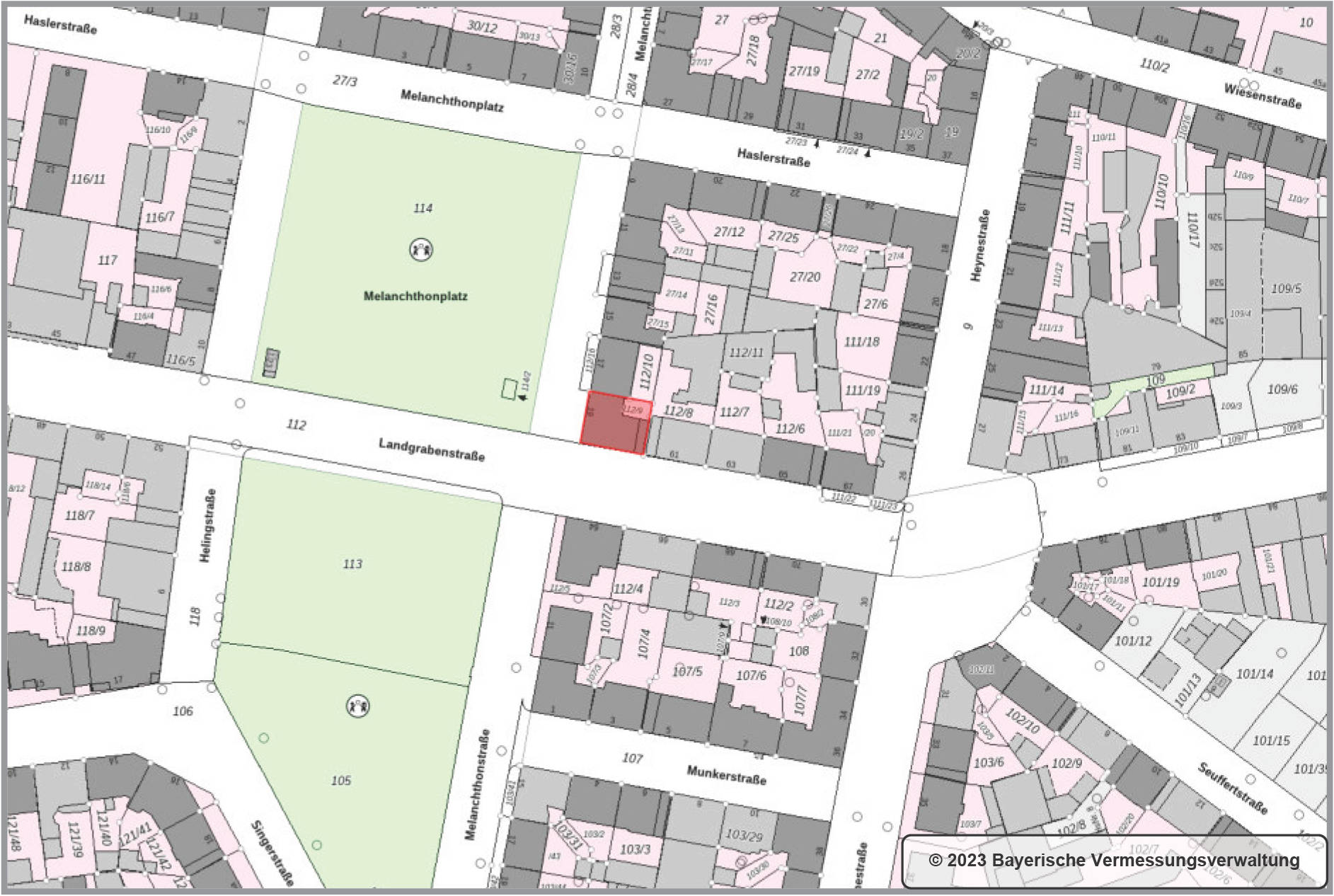 bayern 0006K0253-2022 Melanchthonplatz 19, 90443 Nürnberg , Steinbühl