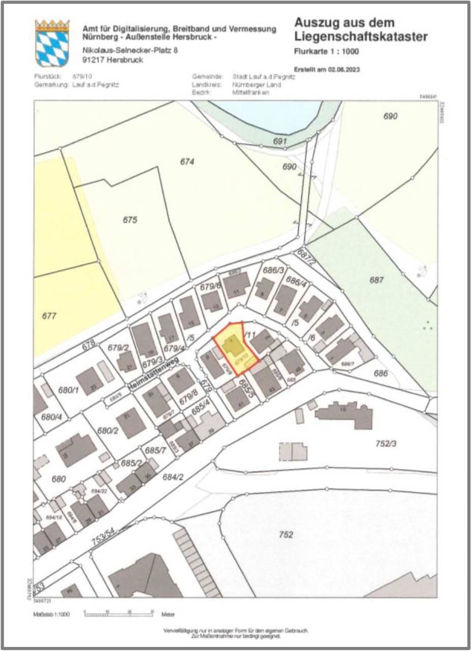 bayern 0009K0083-2023 Heimstättenweg 4, 91207 Lauf a.d.Pegnitz