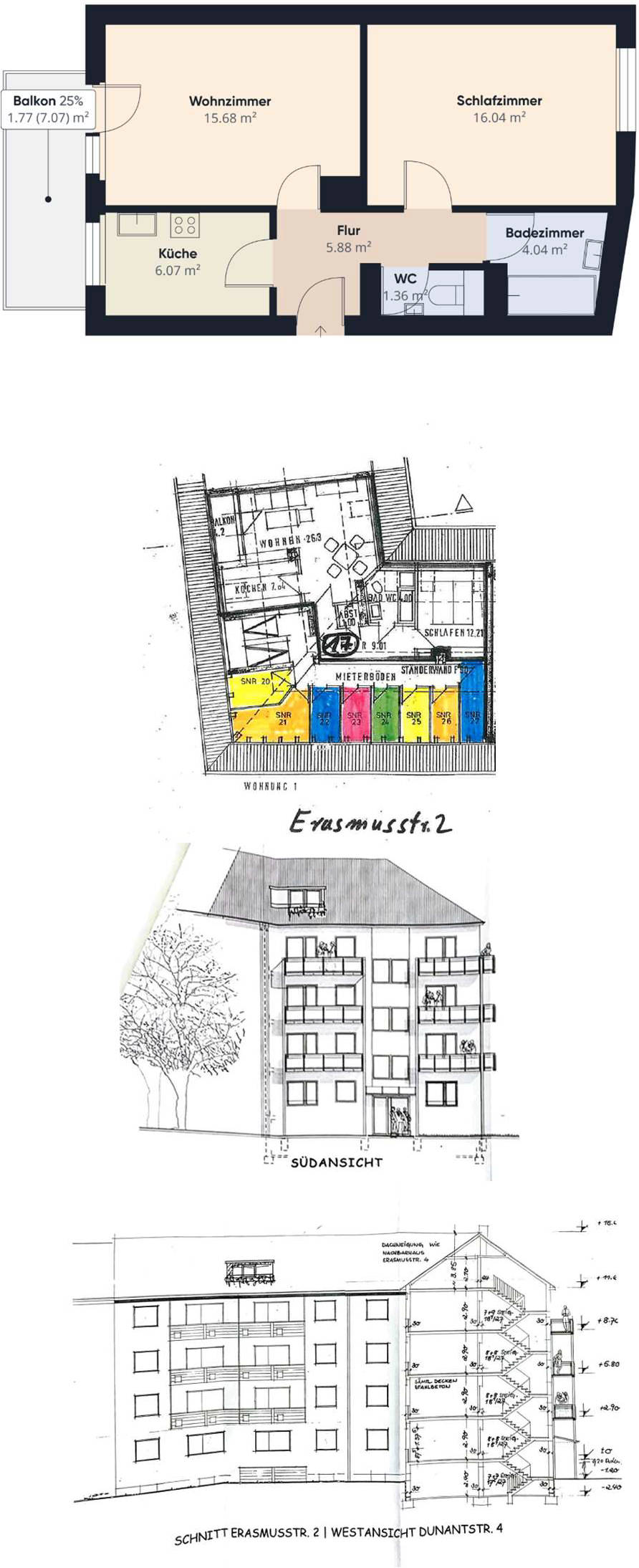 Eigentumswohnung (1 bis 2 Zimmer) in Erasmusstraße 2, 90431 Nürnberg - Bild 5