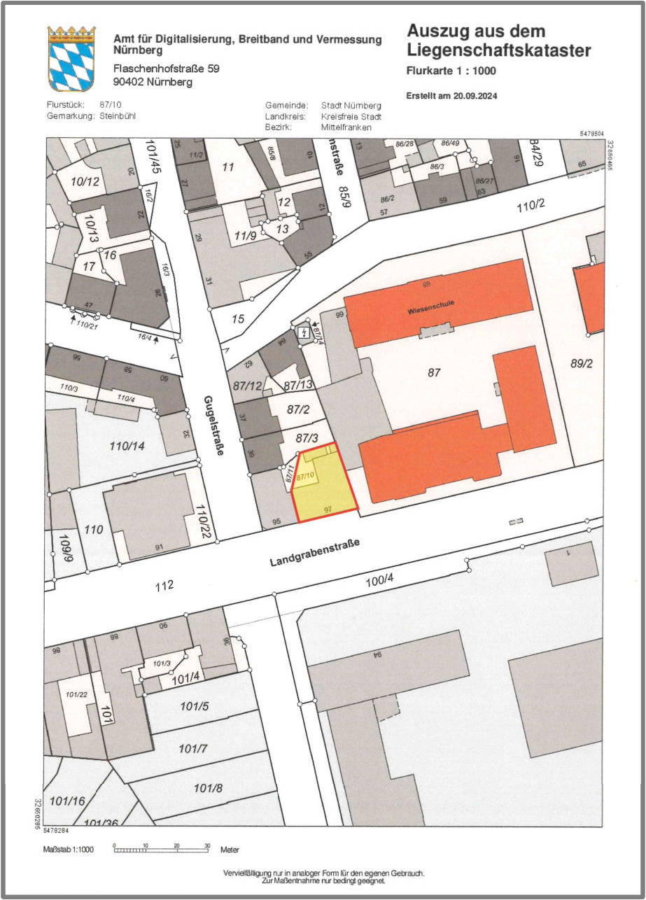 Eigentumswohnung (3 bis 4 Zimmer) in Landgrabenstraße 97, 90443 Nürnberg - Bild 2