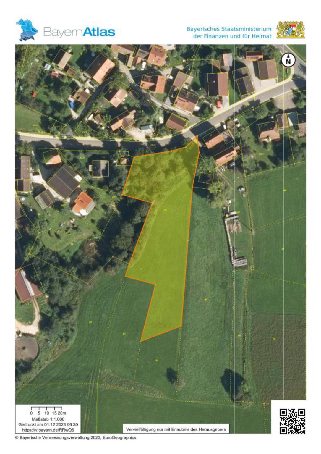land- und forstwirtschaftlich genutztes Grundstück, land- und forstwirtschaftlich genutztes Grundstück, land- und forstwirtschaftlich genutztes Grundstück in "Breitling", 91238 Offenhausen, Püscheldorf