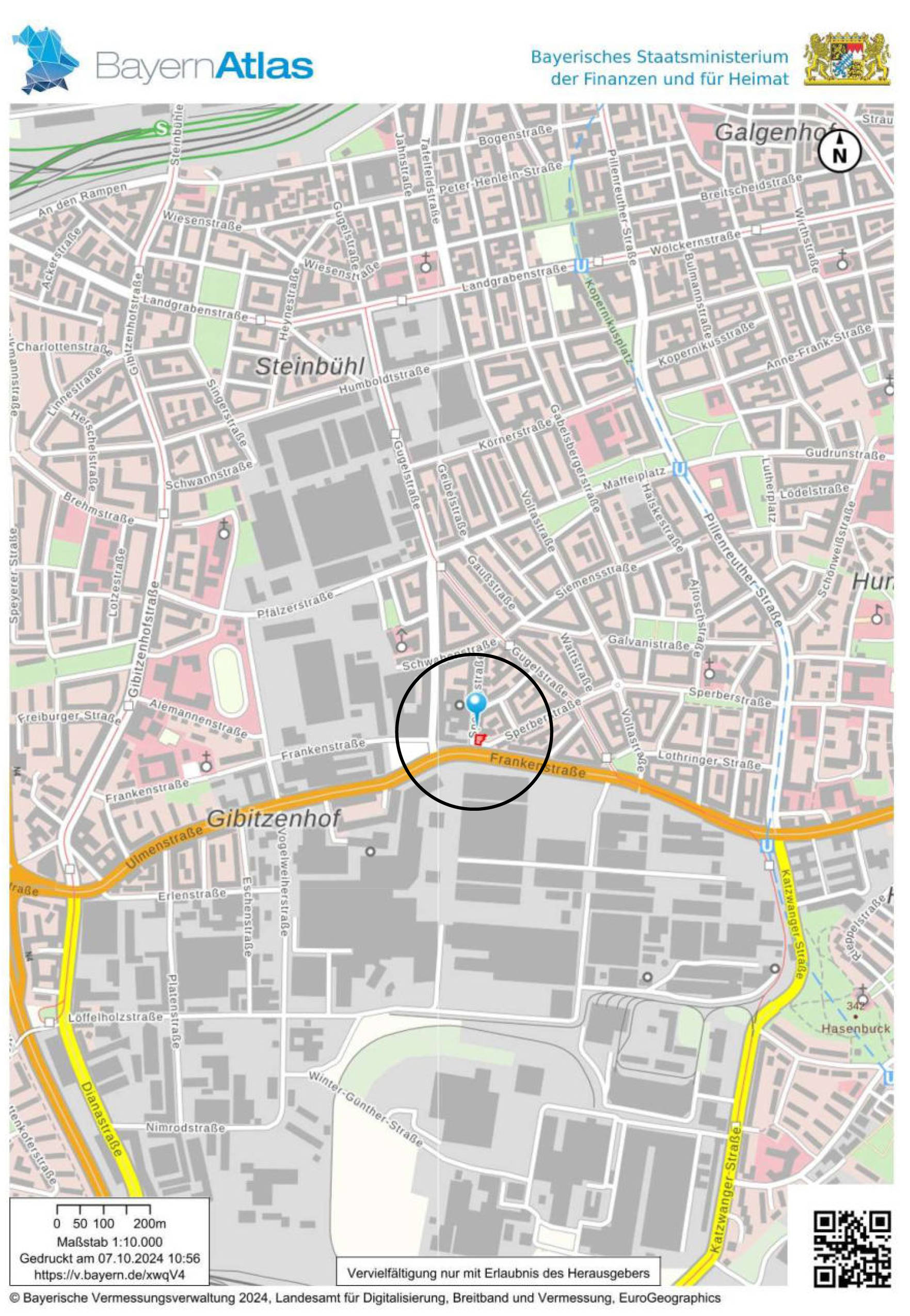 bayern 0010K0052/2024 Sperlingstraße 23, 90459 Nürnberg, Gibitzenhof 11
