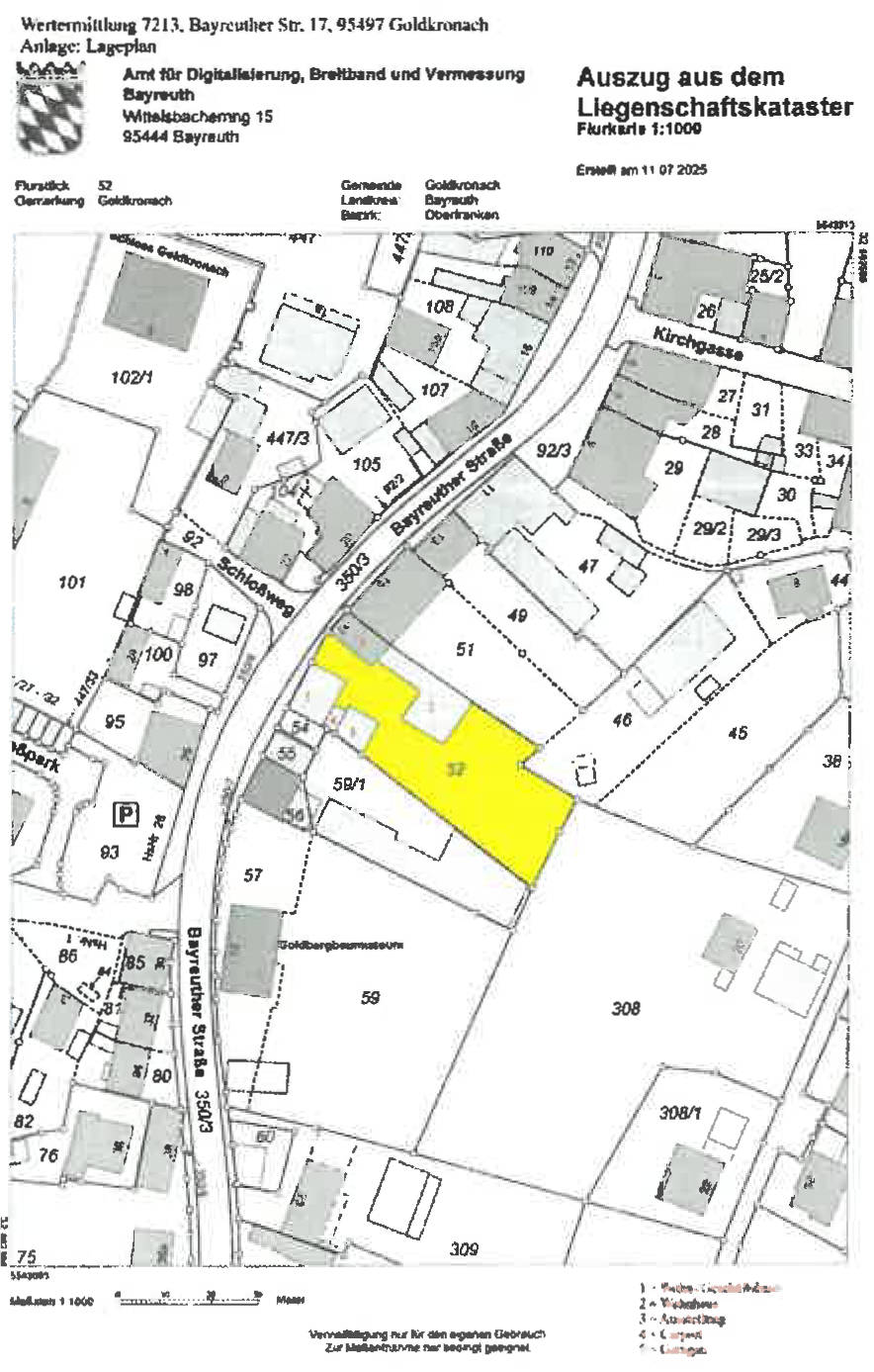 Wohn-/Geschäftshaus, Gewerbeeinheit (z.B. Laden, Büro), Garage in Bayreuther Straße 17, 95497 Goldkronach - Bild 2