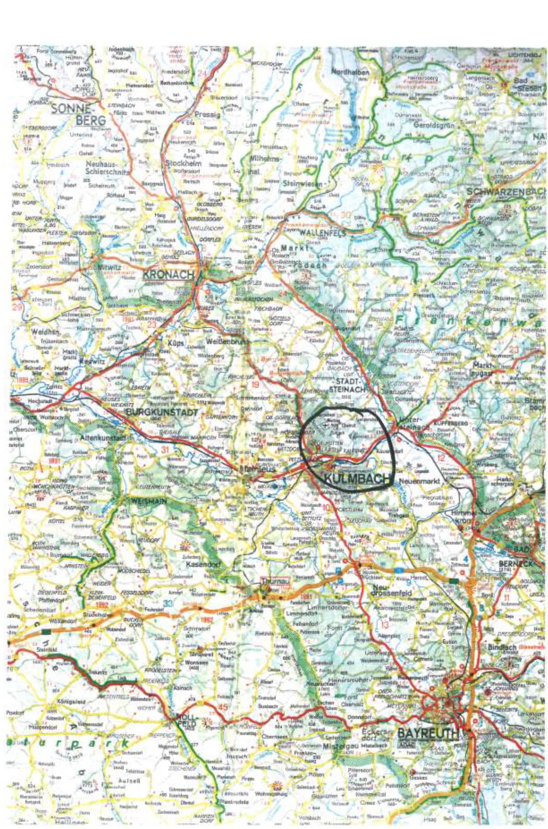 Wohn-/Geschäftshaus, unbebautes Grundstück, land- und forstwirtschaftlich genutztes Grundstück in Unterpurbach 41, 95326 Kulmbach - Bild 3