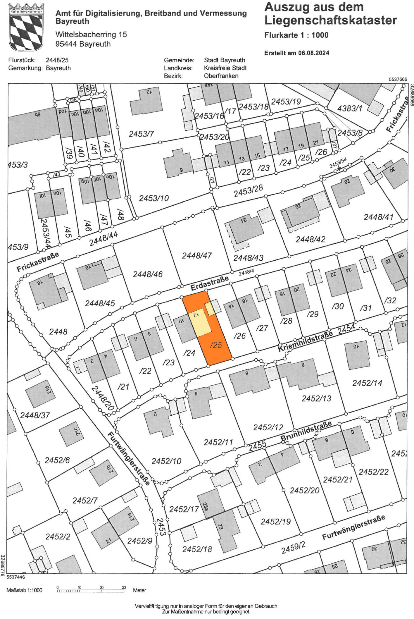 Doppelhaushälfte in Erdastraße 12, 95445 Bayreuth - Bild 2