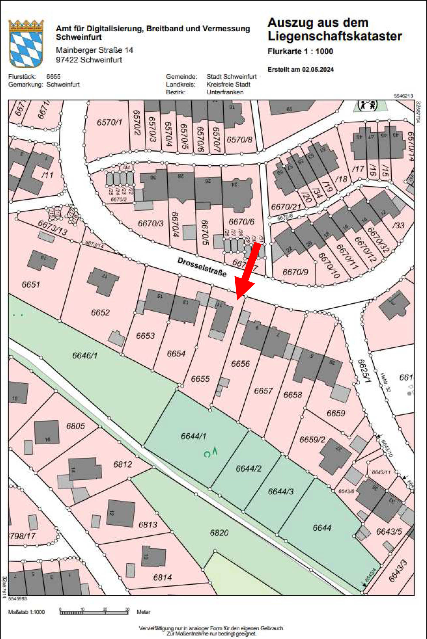 bayern 0801 K 0001/2025 Drosselstraße 11, 09422 Schweinfurt 6